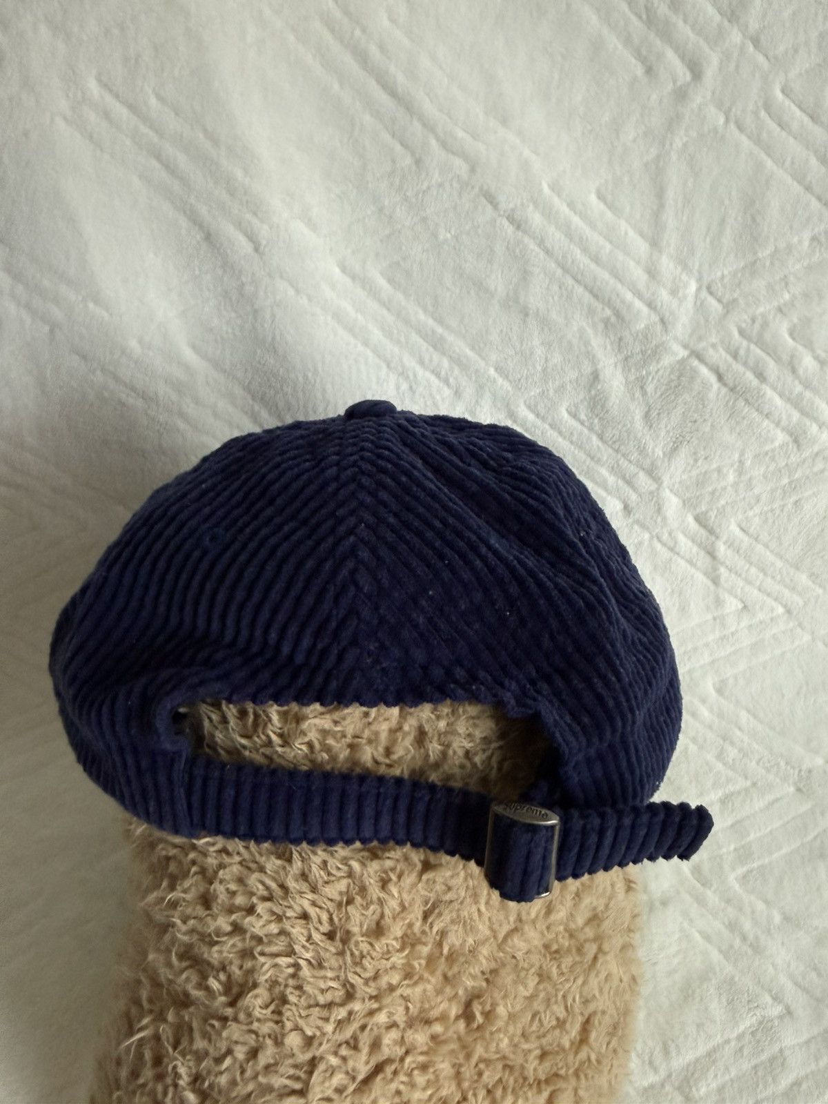 Supreme Supreme Corduroy Small Box Logo 6 Panel Navy Blue F/W 2020 Size ONE SIZE - 4 Thumbnail