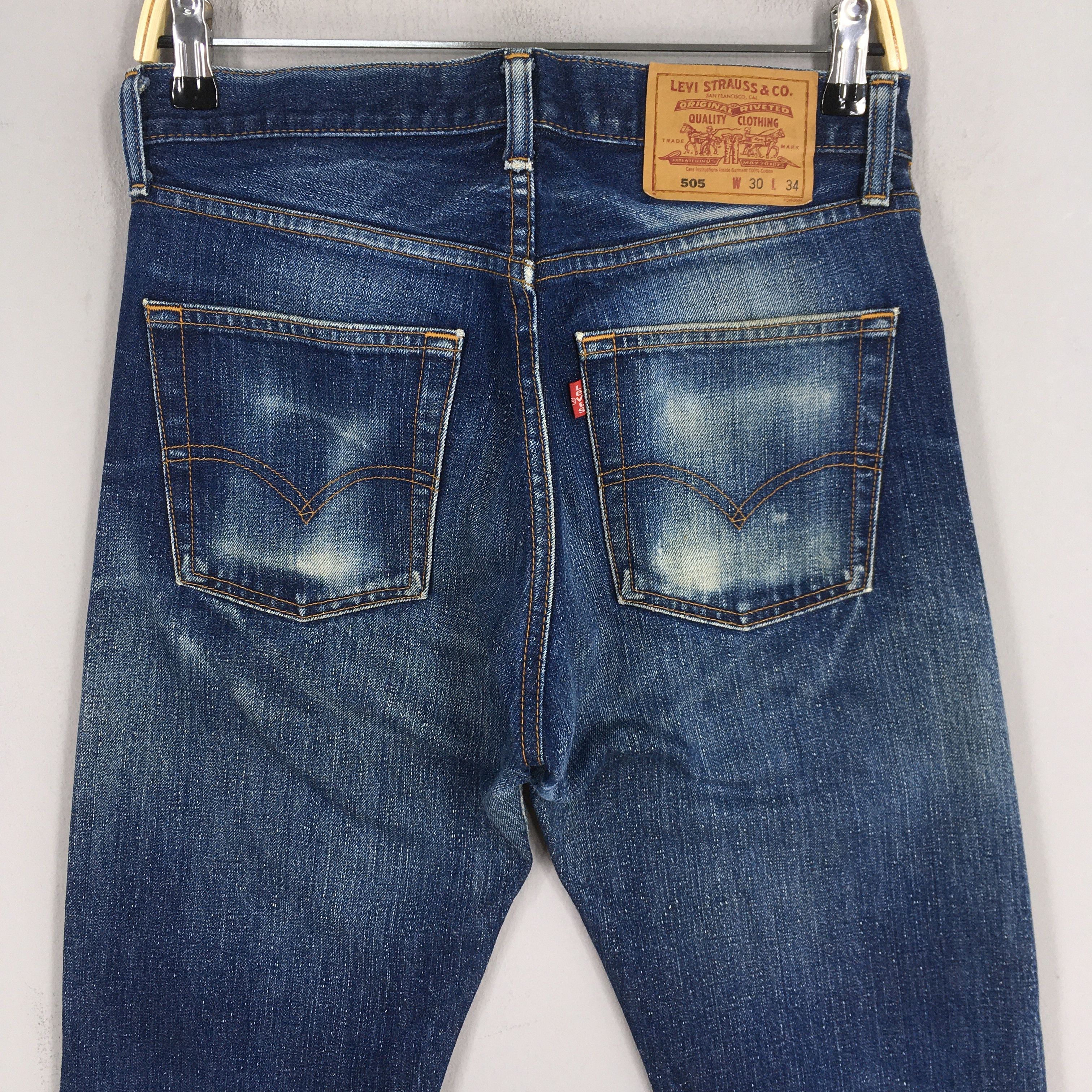 Levi's Size 29x30 Vintage Levi's 505 0300 Light Wash Jeans S1257 Size US 29 - 9 Thumbnail