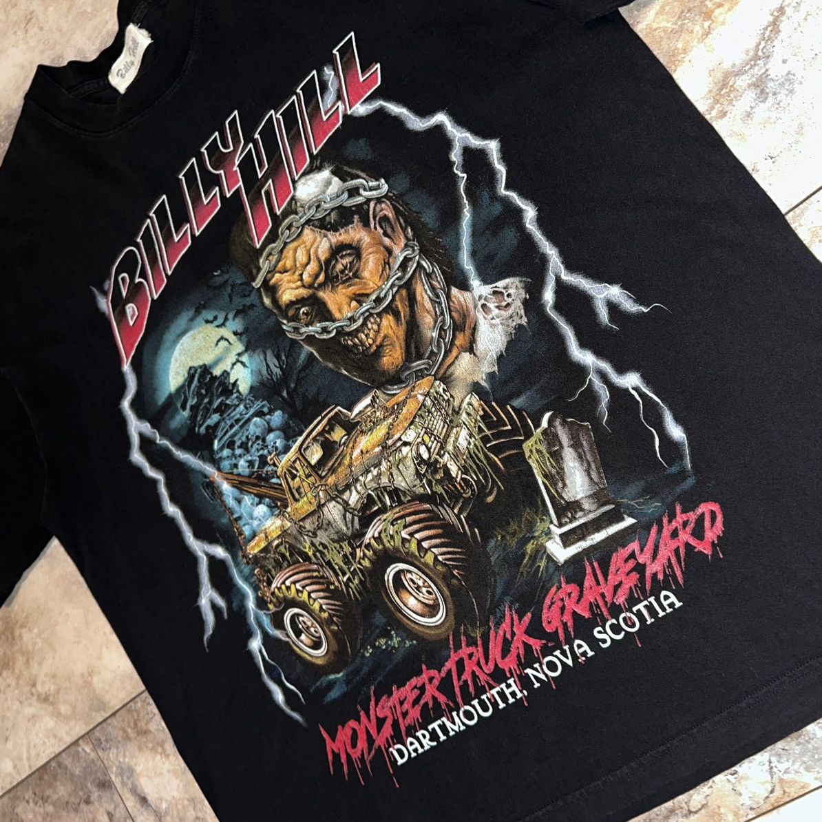 Billy Hill Billy Hill Monster Truck Graveyard Tee Black T-Shirt Size XL Size US XL / EU 56 / 4 - 3 Thumbnail
