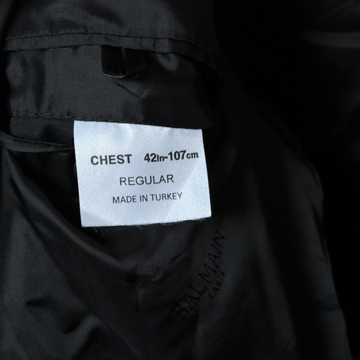 Balmain Balmain Paris Blazer black luxury chest 42in Size 42R - 6 Thumbnail
