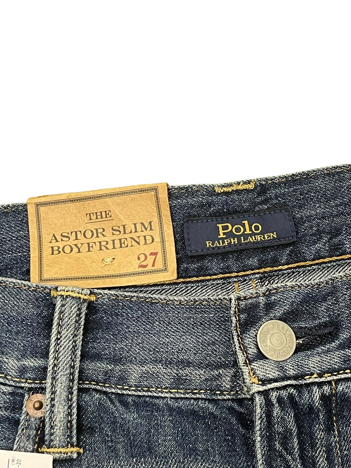 Polo Ralph Lauren New Patchwork Jeans Polo Ralph Lauren Slim Tapered Size US 27 - 10 Thumbnail