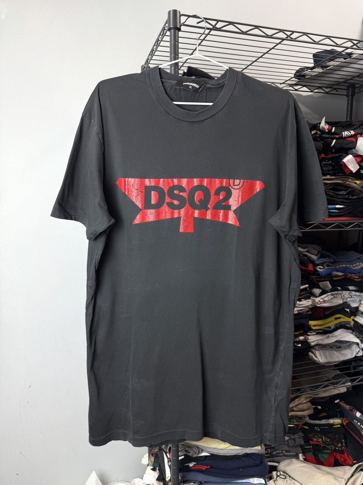 Dsquared2 Vintage Dsquared2 Printed T Shirt Size US XL / EU 56 / 4 - 1 Thumbnail