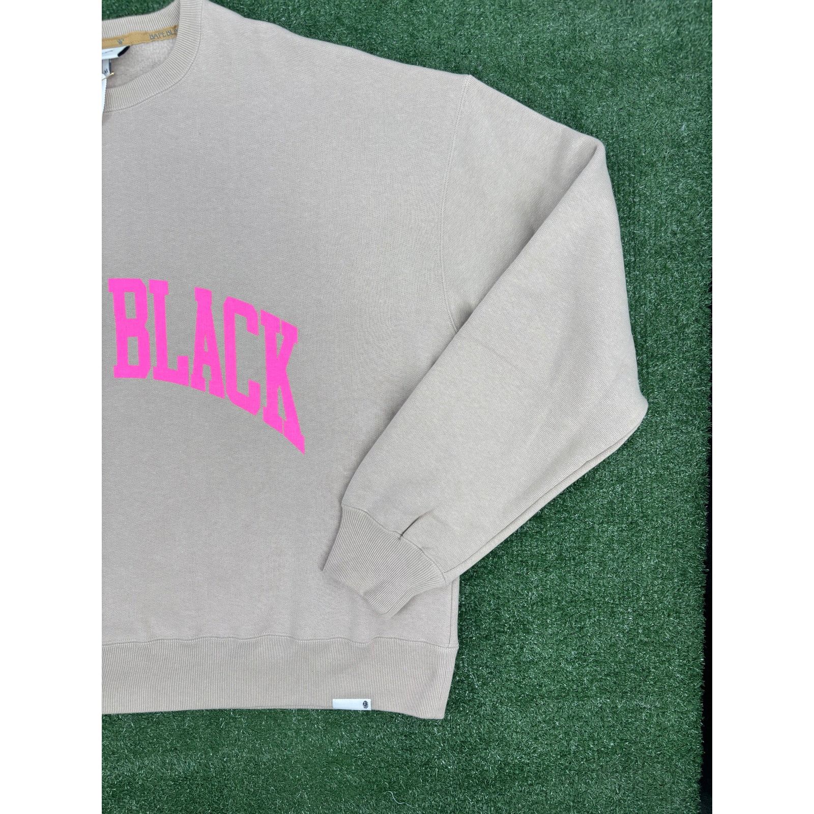 Bape BAPE Black Japan College Beige Crewneck Sweater Size Large Size US L / EU 52-54 / 3 - 4 Thumbnail