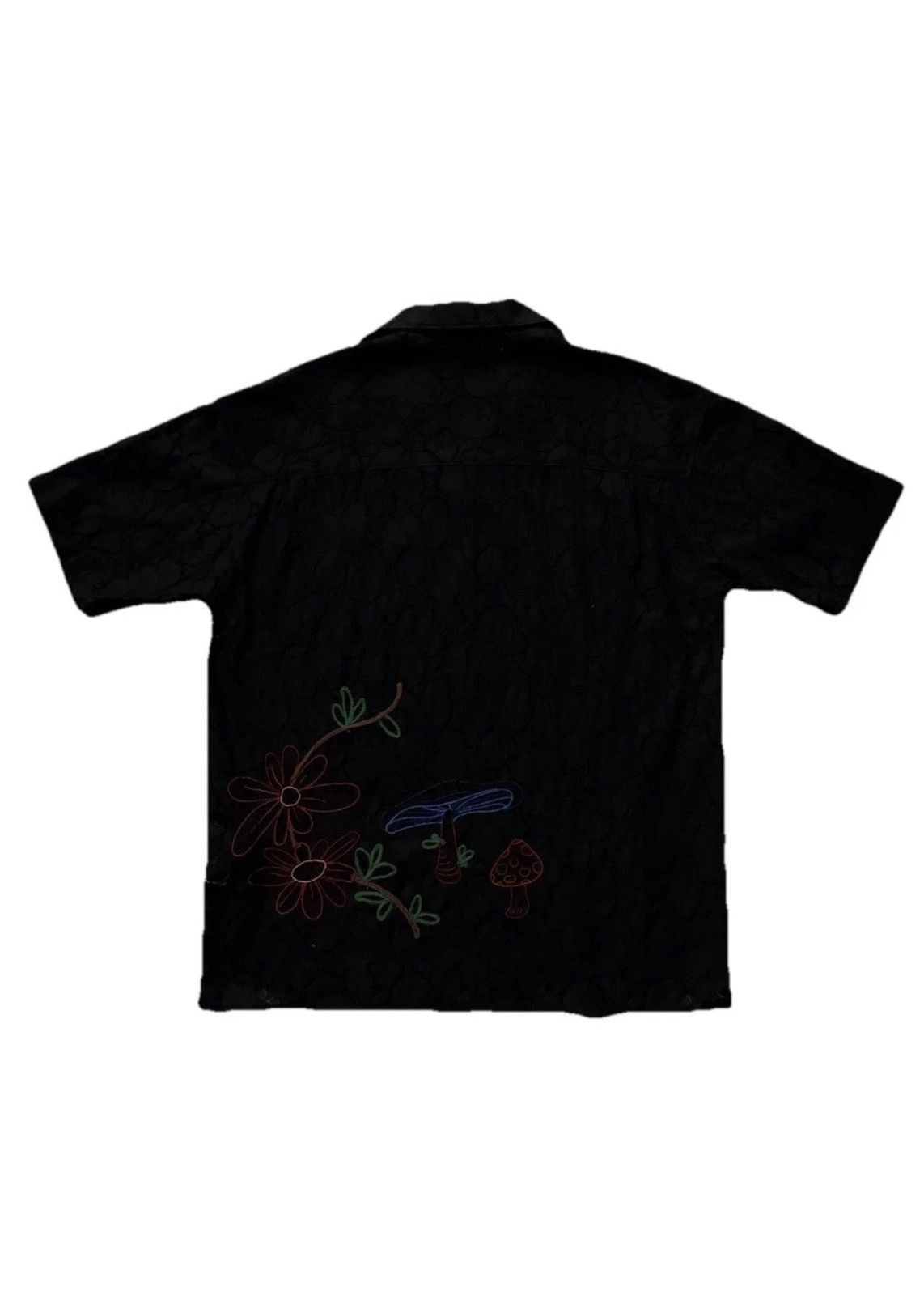 Andersson Bell Andersson Bell Black Flower Mushroom Shirt Size US L / EU 52-54 / 3 - 2 Thumbnail