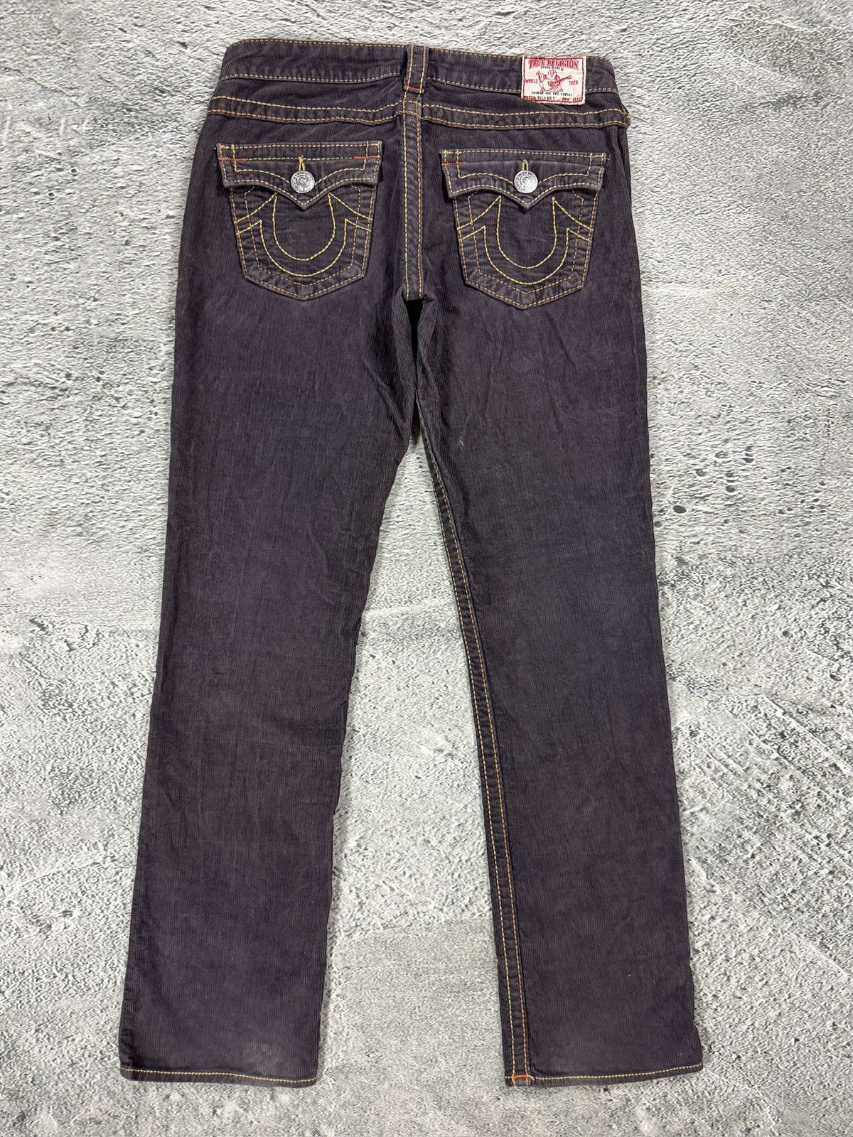 True Religion True Religion Billy Big T jeans cords corduroy pants flared Size US 29 - 1 Thumbnail
