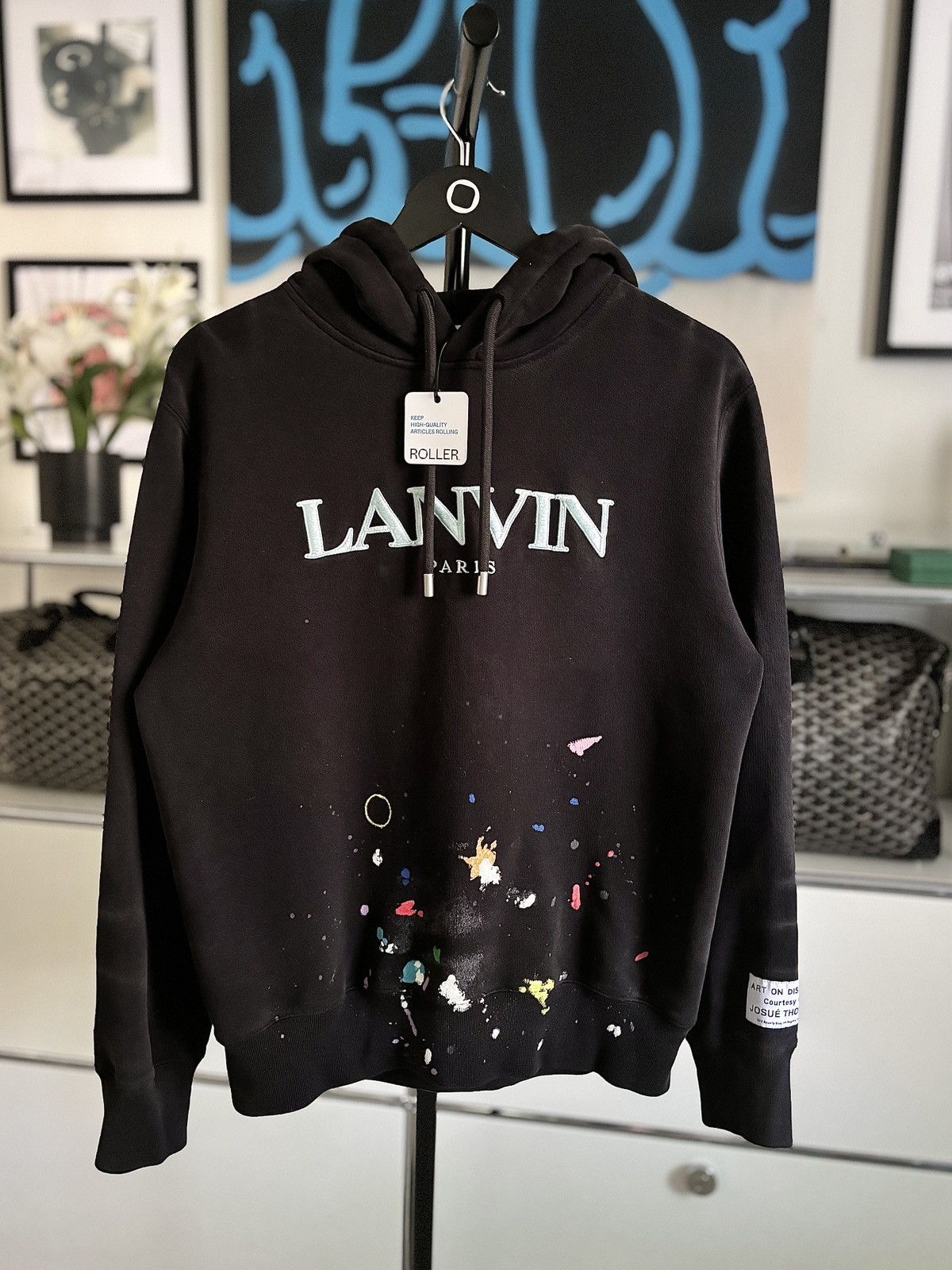 Lanvin LANVIN Men Sweatshirts RM HO0009 J199 P24 10 BLACK