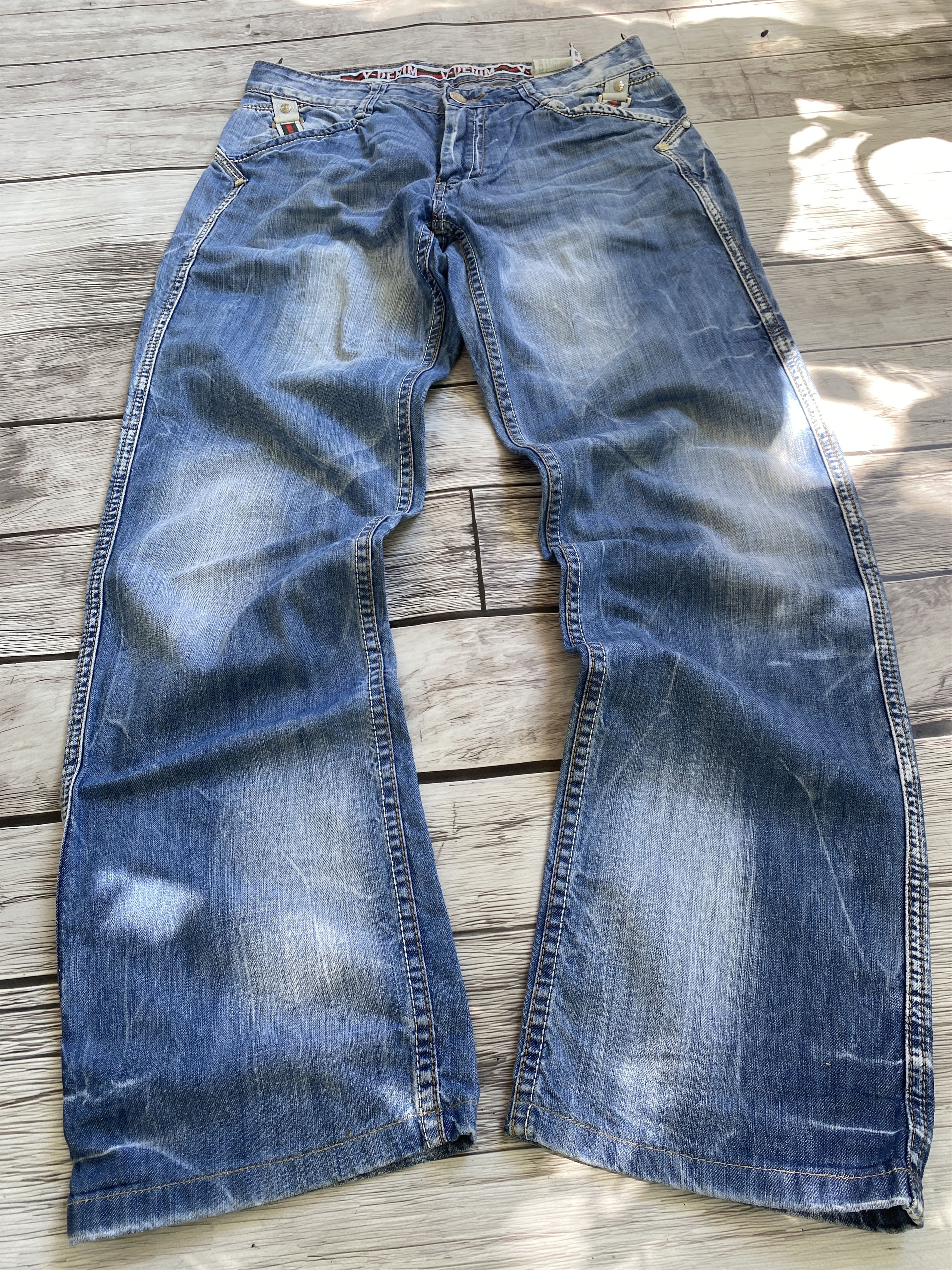 image of Jnco Style Rave Baggy Rap Denim Jeans Y2K Sk8 90S, Men's (Size 32)