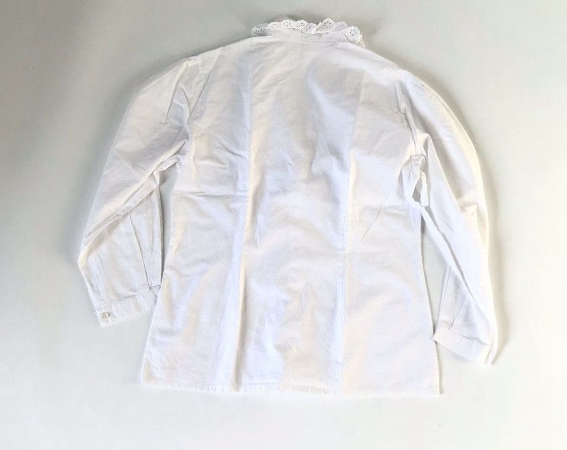 Comme des Garcons Vintage cdg ruffle white button up shirt Size US S / EU 44-46 / 1 - 7 Thumbnail