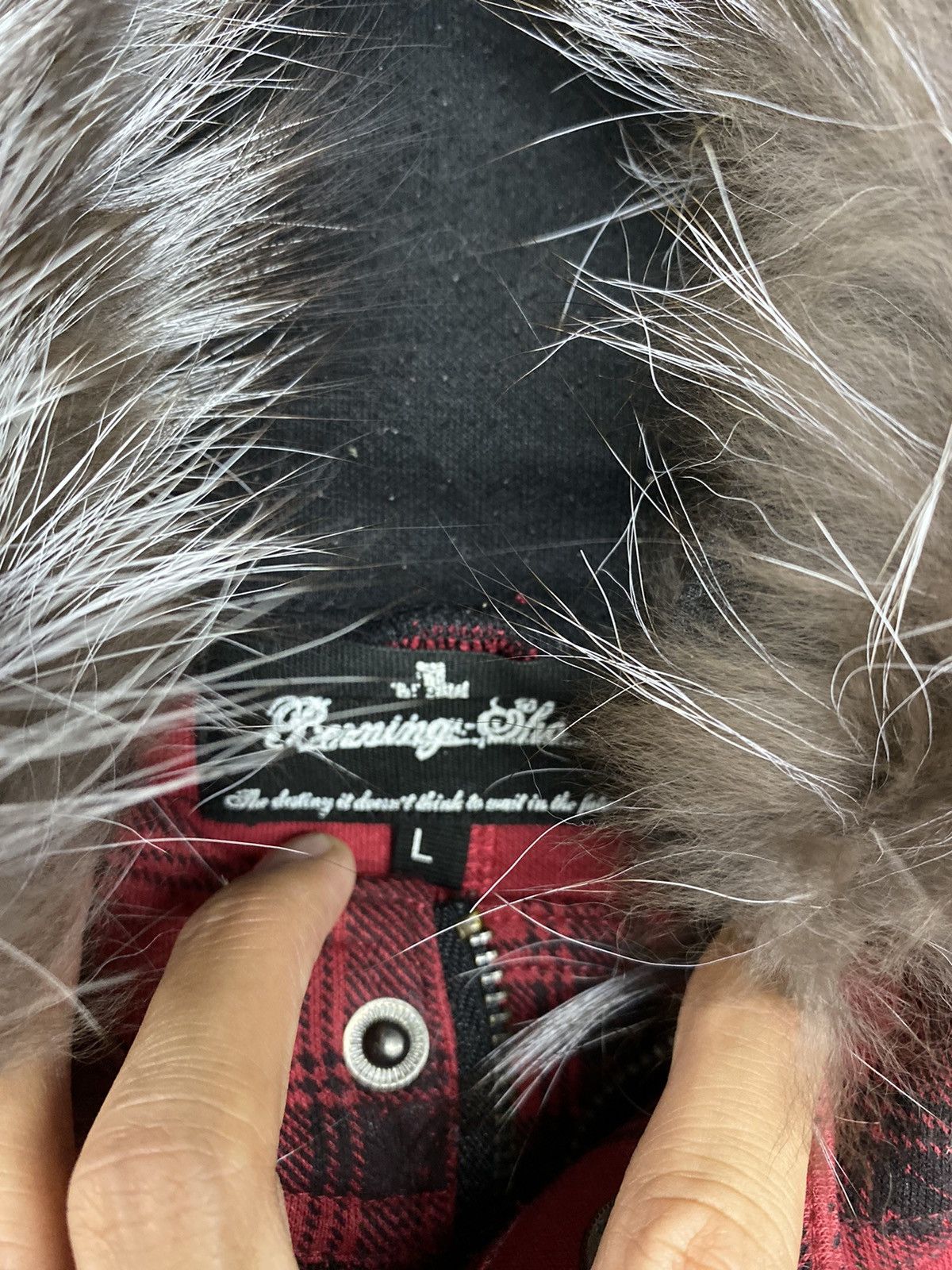 Hysteric Glamour × If Six Was Nine × Japanese Brand Red tartan Fur hoodie bernings sho japanese gothic vkei Size US L / EU 52-54 / 3 - 4 Thumbnail