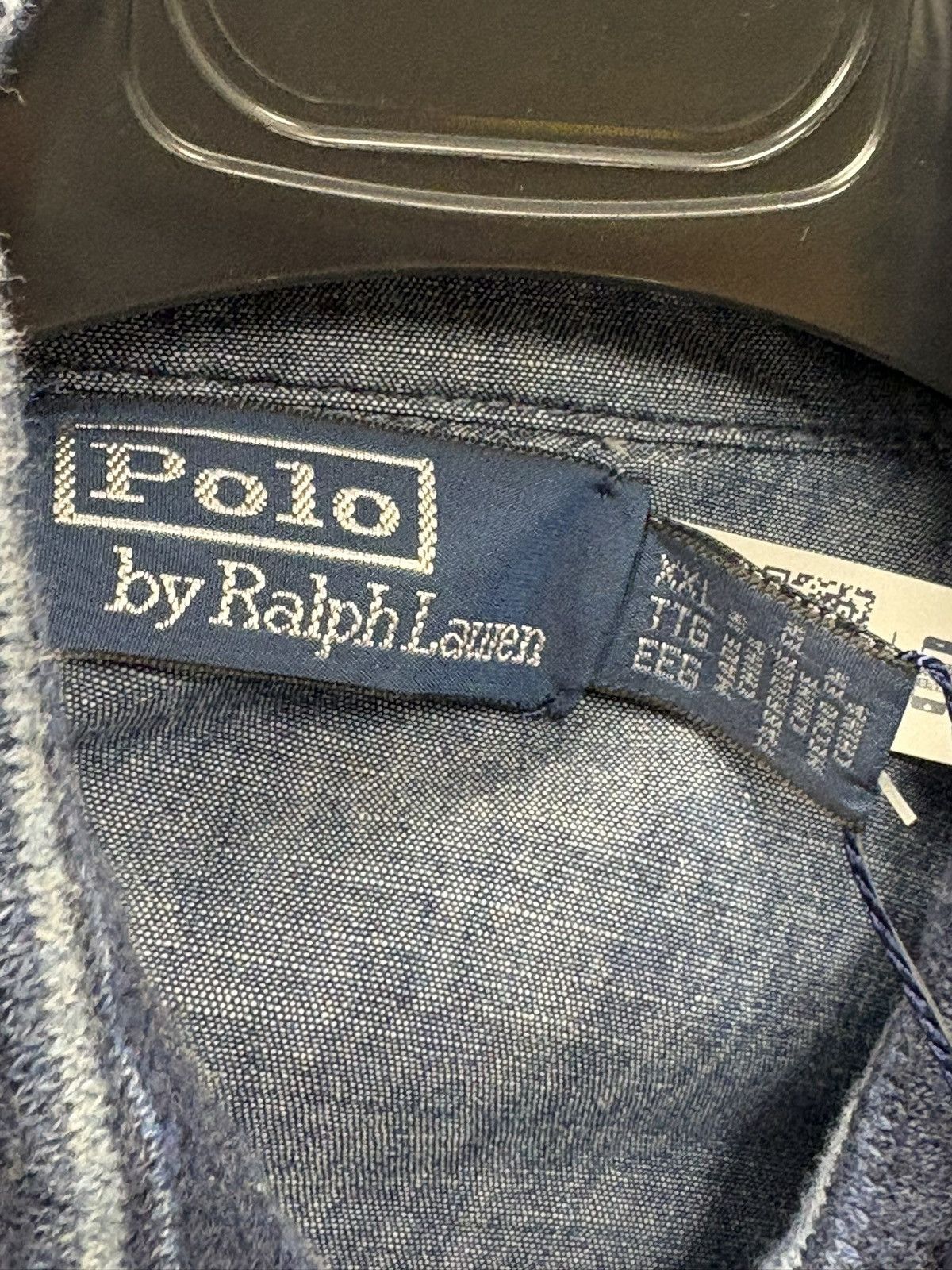 Polo Ralph Lauren Blue Patchwork Workwear Cardigan Ralph Lauren XXL Size US XXL / EU 58 / 5 - 8 Thumbnail