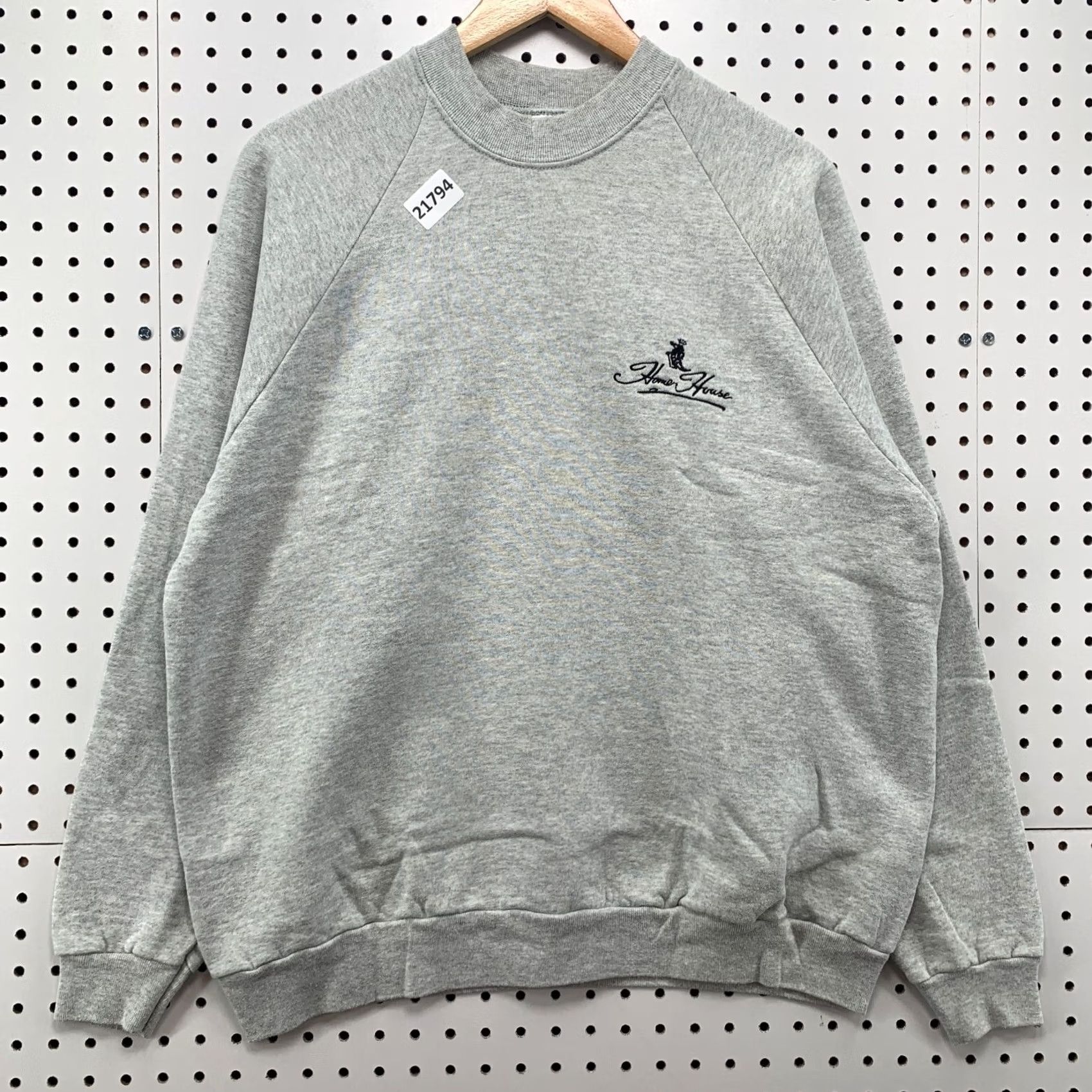Vintage VINTAGE Homer House Sweatshirt Mens XL Crewneck Long Sleeve Pullover Gray 90s Screen Stars Fleece Size US XL / EU 56 / 4 - 6 Thumbnail