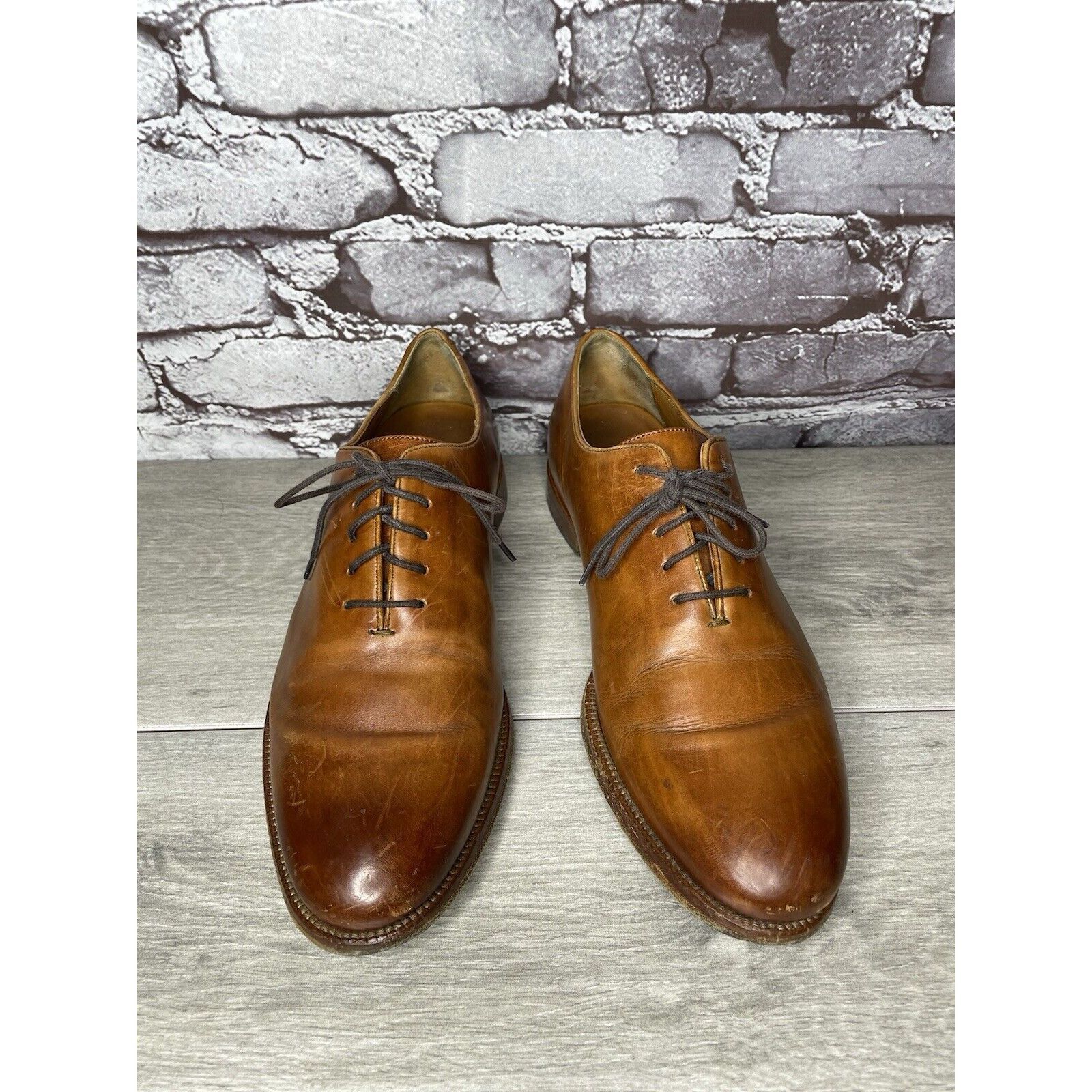 Cole Haan Cole Haan AMERICAN CLASSICS Mahogany Brown Leather Oxfords D Size US 8.5 / EU 41-42 - 14 Thumbnail