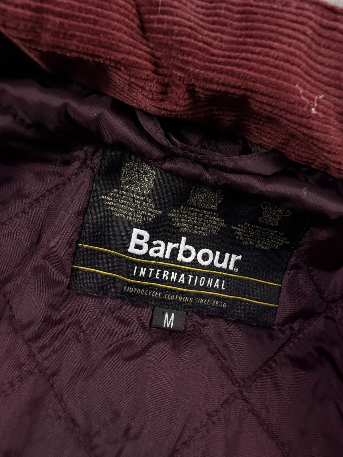 Barbour Barbour International Wax Jacket Burgundy Red Size M MWX Size US M / EU 48-50 / 2 - 9 Thumbnail