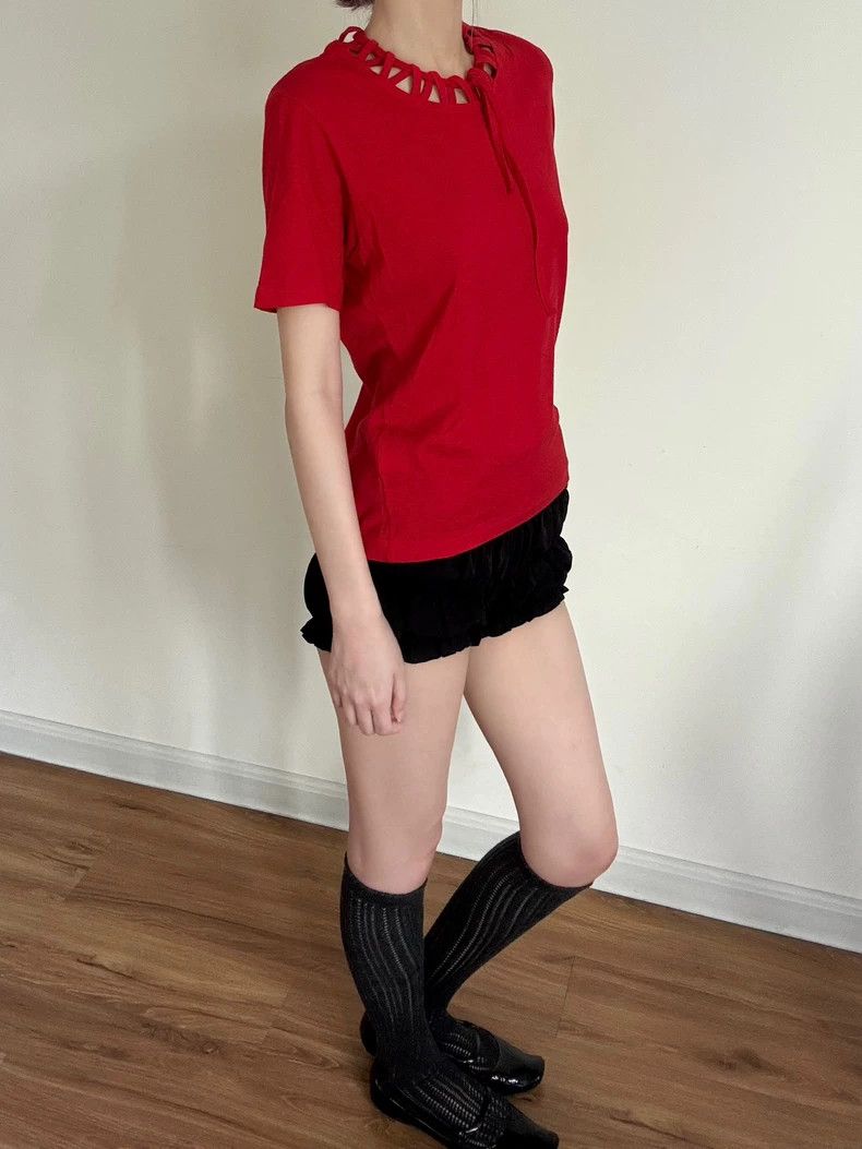Y's Y's Neckline cutout short sleeves Size ONE SIZE - 5 Thumbnail