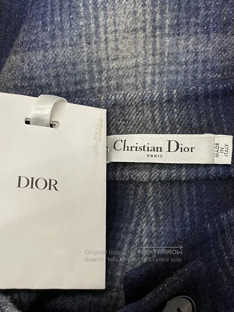 Dior Dior Blue plaid wool tassel skirt Size 42" / US 20 - 3 Thumbnail