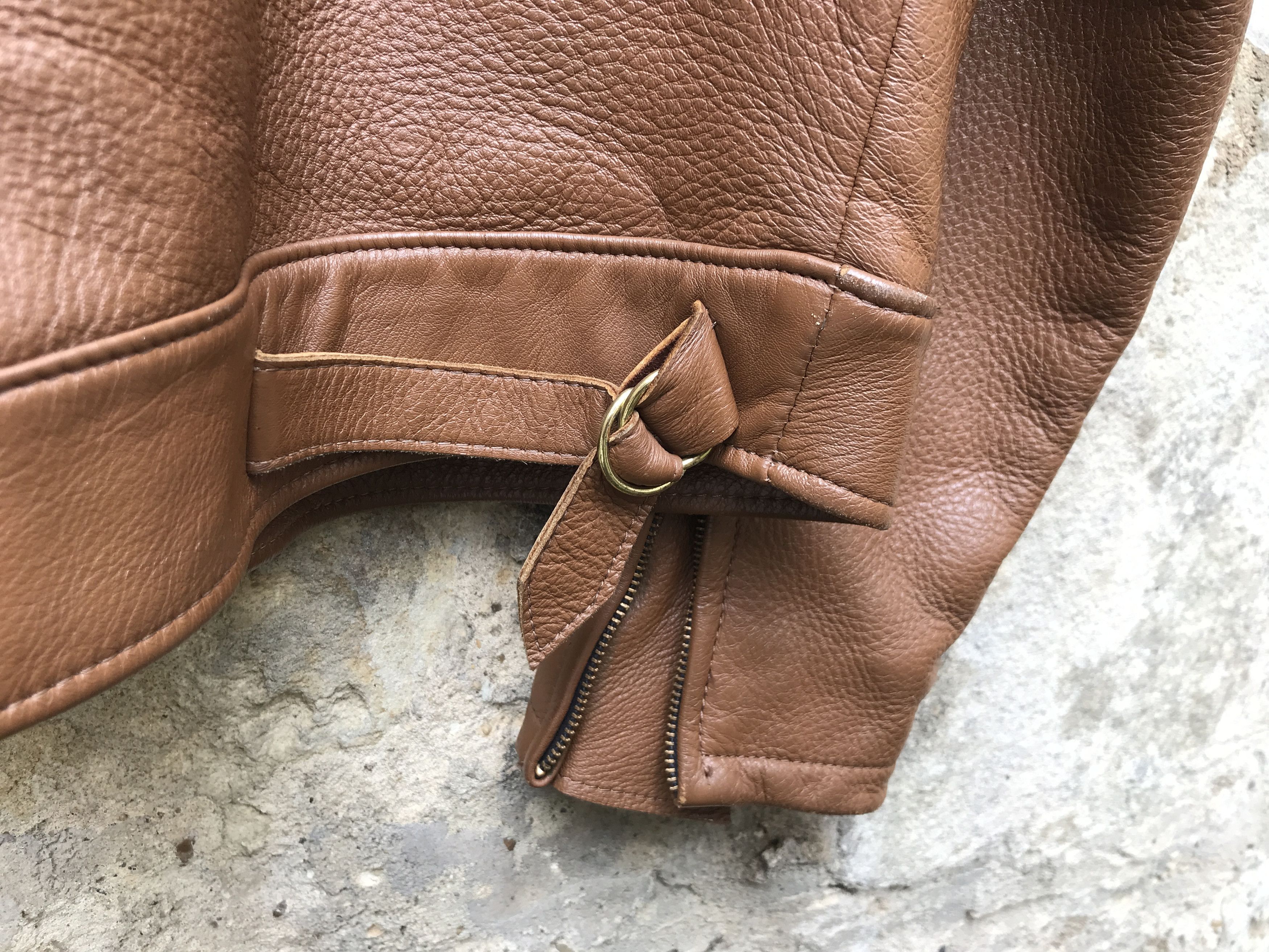 Vintage Vintage 60s Mid Western Sport Togs Deerskin Leather Jacket Size US XL / EU 56 / 4 - 9 Thumbnail