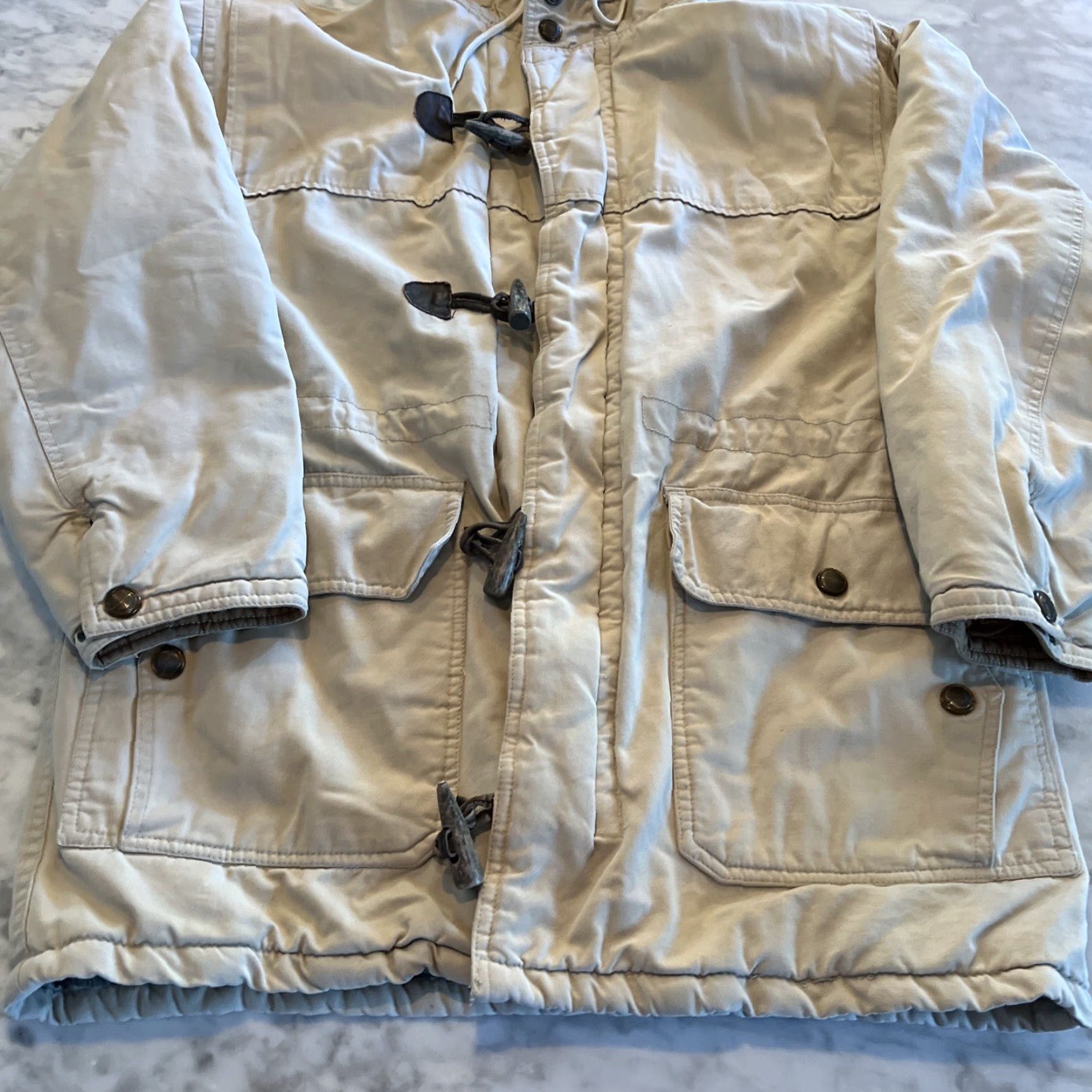 Equipment VINTAGE Urban Equipment Jacket Mens M Tan Chore Barn Country Blanket Lined 90s Workwear USA Hunting Mens Size US M / EU 48-50 / 2 - 2 Thumbnail