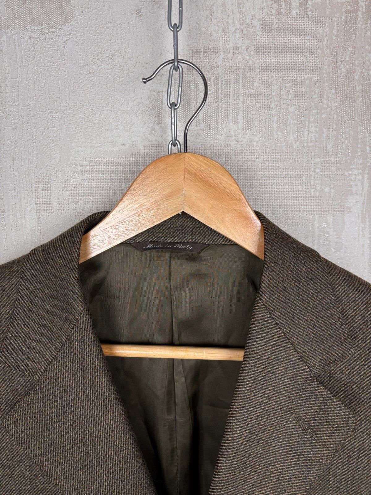 Canali Vintage CANALI Wool Blazer Elbow Pads Size 48R ( 38R US) Size 48R - 8 Thumbnail