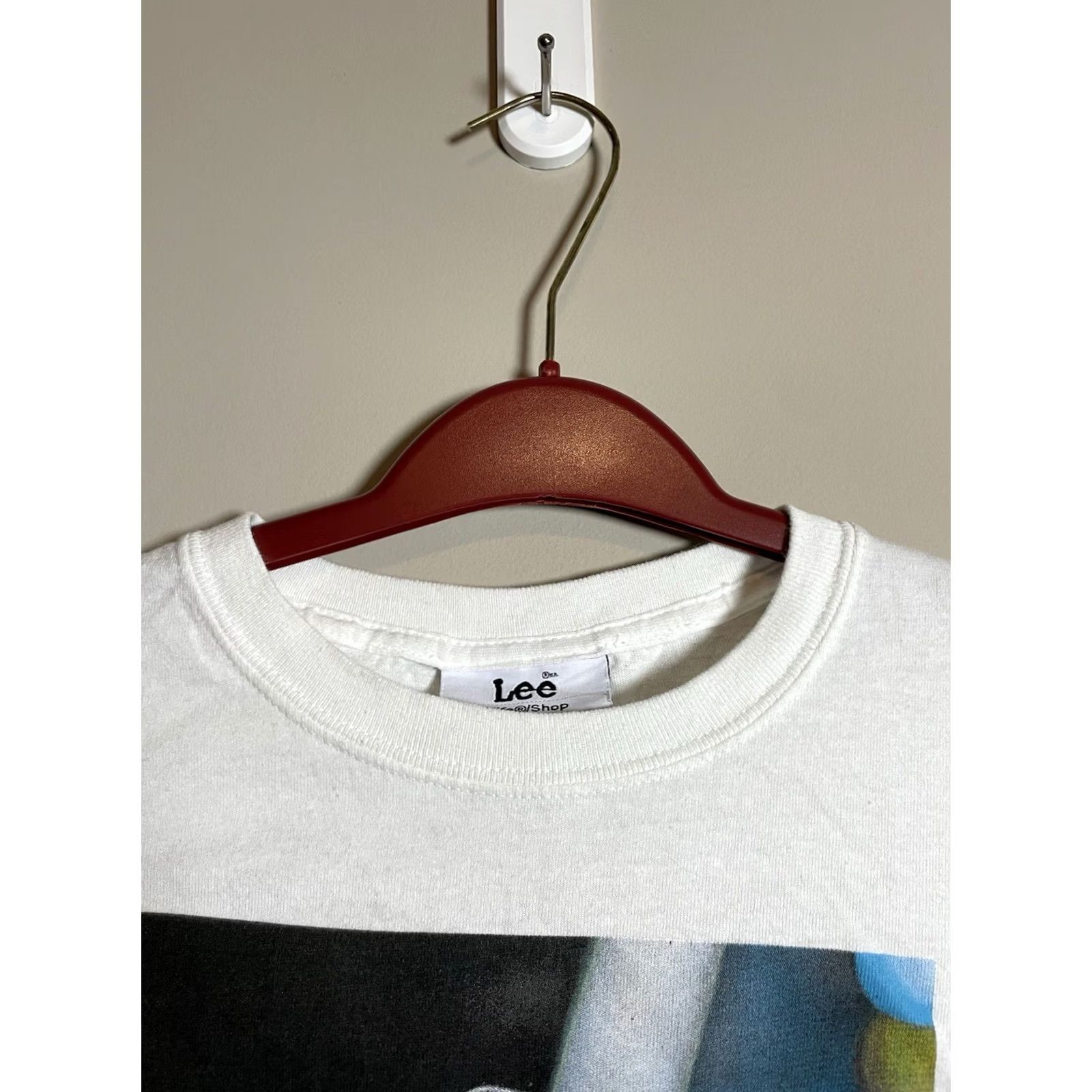 Lee ALIFE X Lee Limited Edition Buddy Doll Tee Shirt Men's M Crew Neck Short Sleeve White Cotton Knit T-Shirt Buddy Lee 90s Limited Edition Mens Size US M / EU 48-50 / 2 - 3 Thumbnail