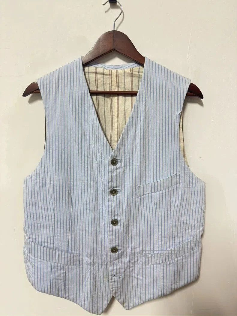 Yohji Yamamoto Yohji Yamamoto Cotton Vest Blue. Size US L / EU 52-54 / 3 - 2 Thumbnail
