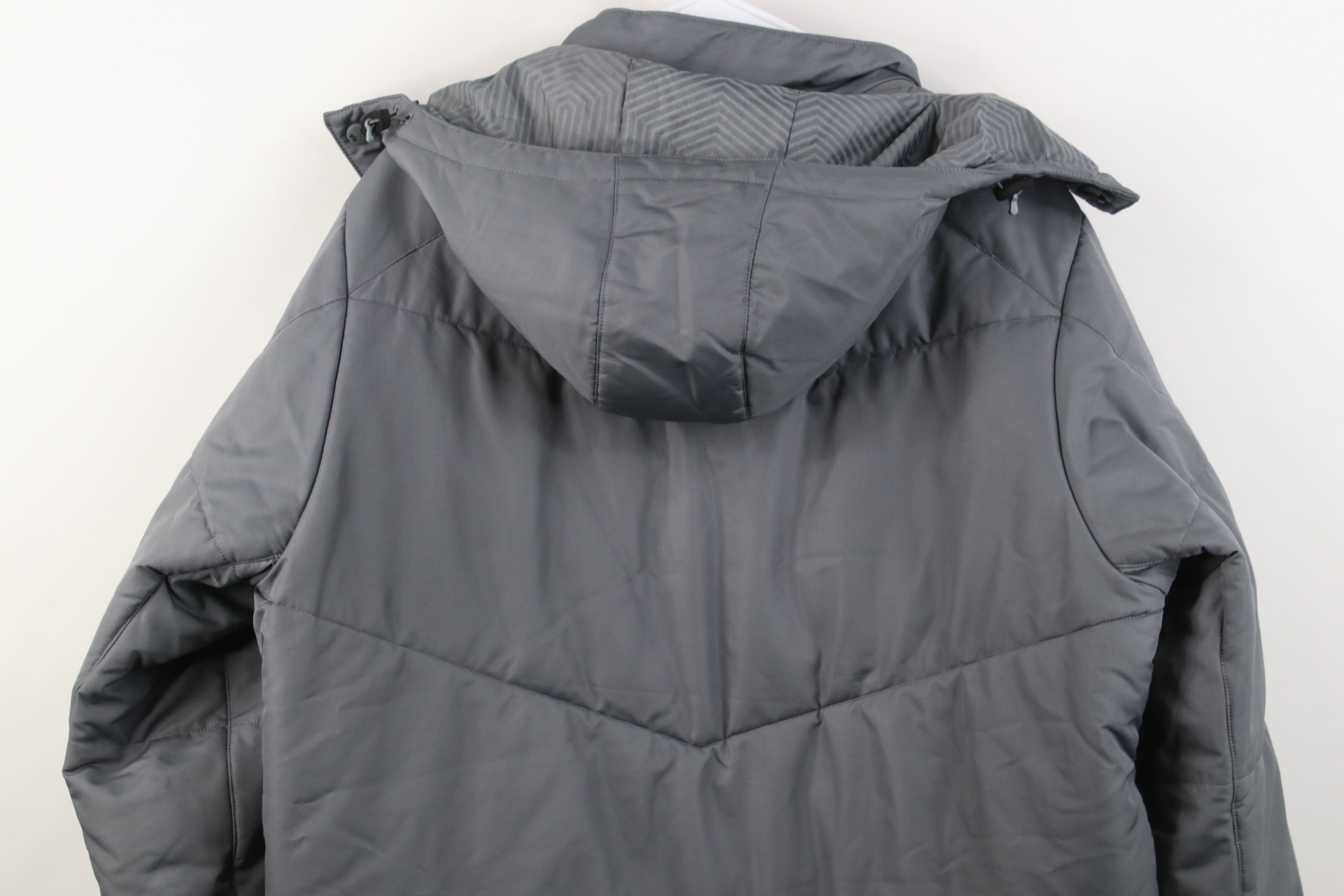 Under Armour Under Armour ColdGear Loose Hooded Parka Jacket Gray Size US L / EU 52-54 / 3 - 15 Thumbnail