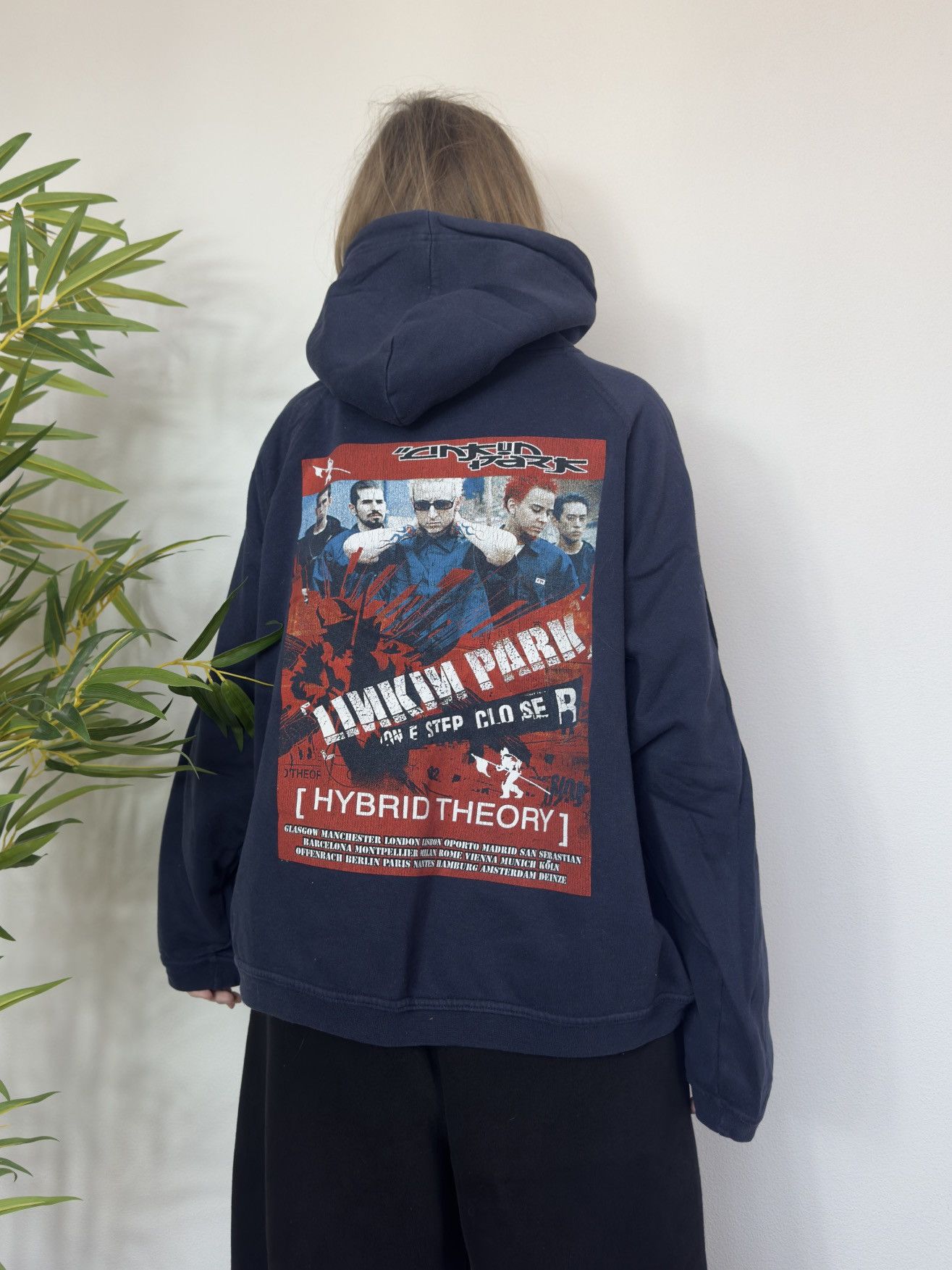 Band Tees VINTAGE LINKING PANK 2000s BOXY FIT HOODIE Size US XL / EU 56 / 4 - 3 Thumbnail