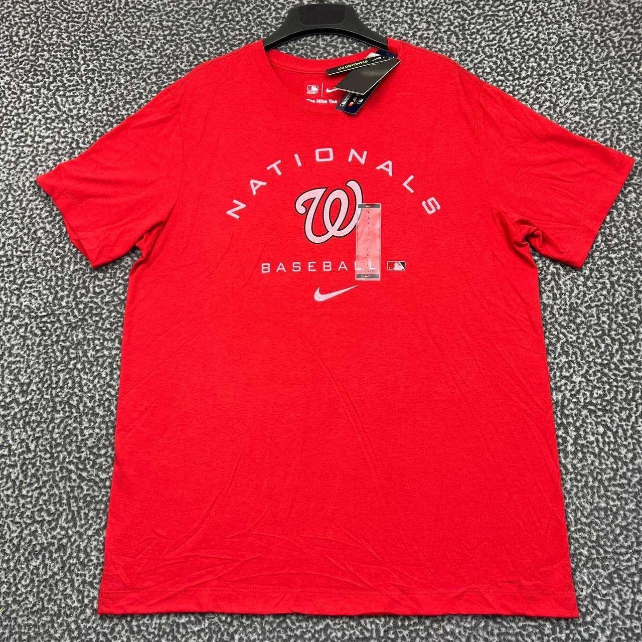 Nike Nike Dri-Fit Shirt Men Washington Nationals Crew Neck New L Size US L / EU 52-54 / 3 - 1 Thumbnail