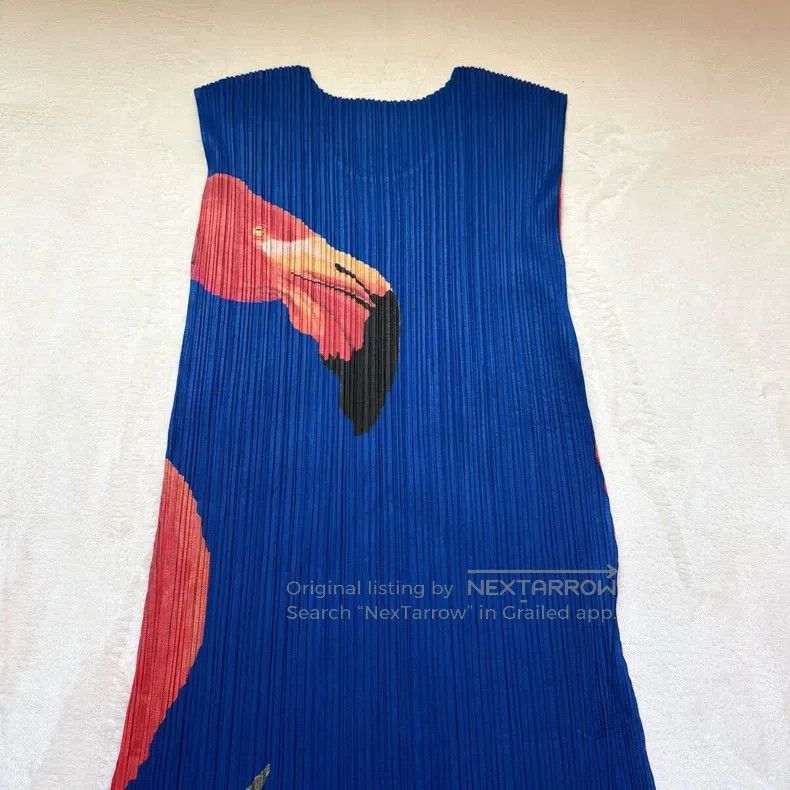 Issey Miyake Issey Miyake Blue Dress Size M / US 6-8 / IT 42-44 - 3 Thumbnail
