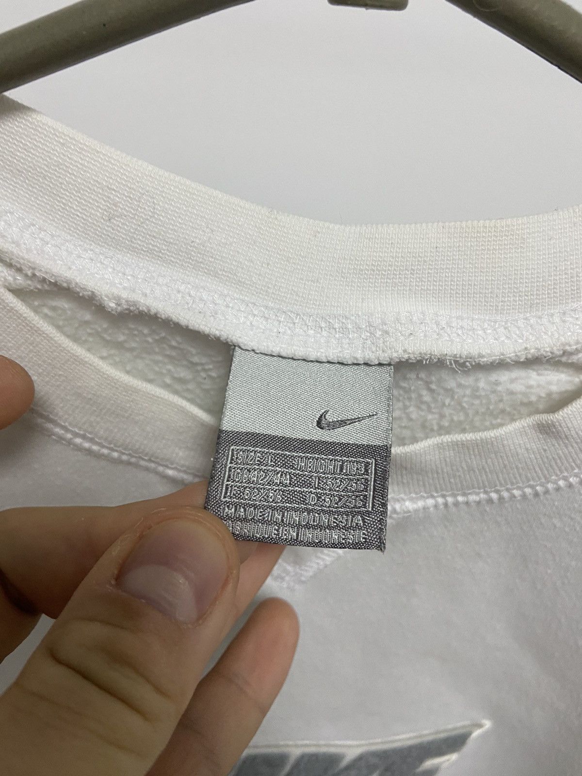 Nike × Vintage Nike Sweatshirt Vintage Big Logo Spell Out Size US L / EU 52-54 / 3 - 5 Thumbnail