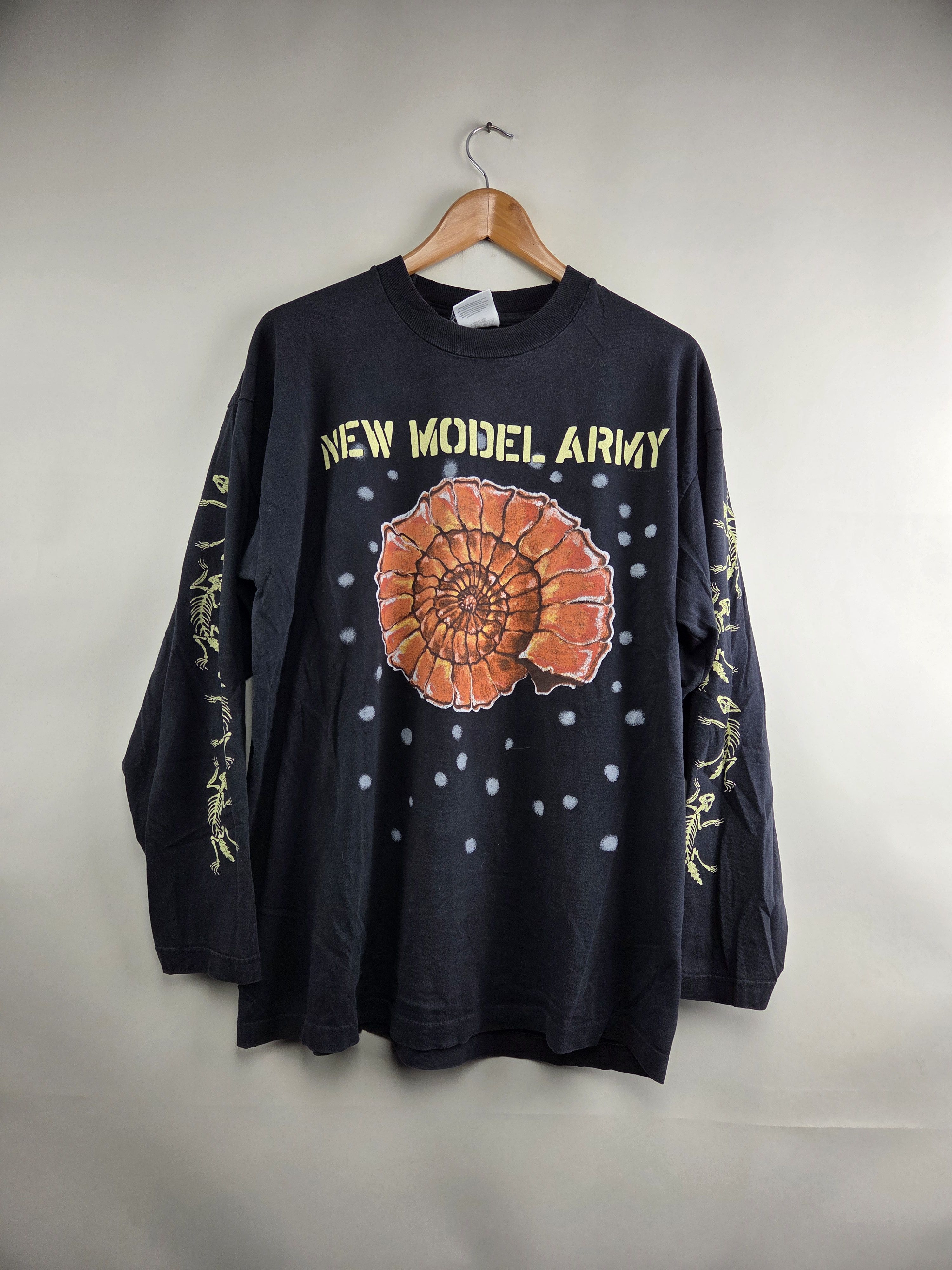 Band Tees × Vintage 1994 New Model Army Long-sleeved XL 23.5" 29.5" Size US XL / EU 56 / 4 - 8 Thumbnail