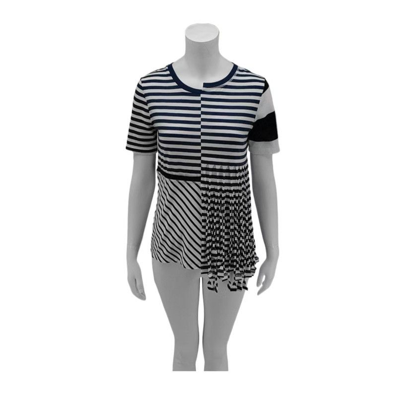 Loewe Loewe Summer Blue Cotton Short Sleeve Tee 0089 Size XS / US 0-2 / IT 36-38 - 1 Thumbnail