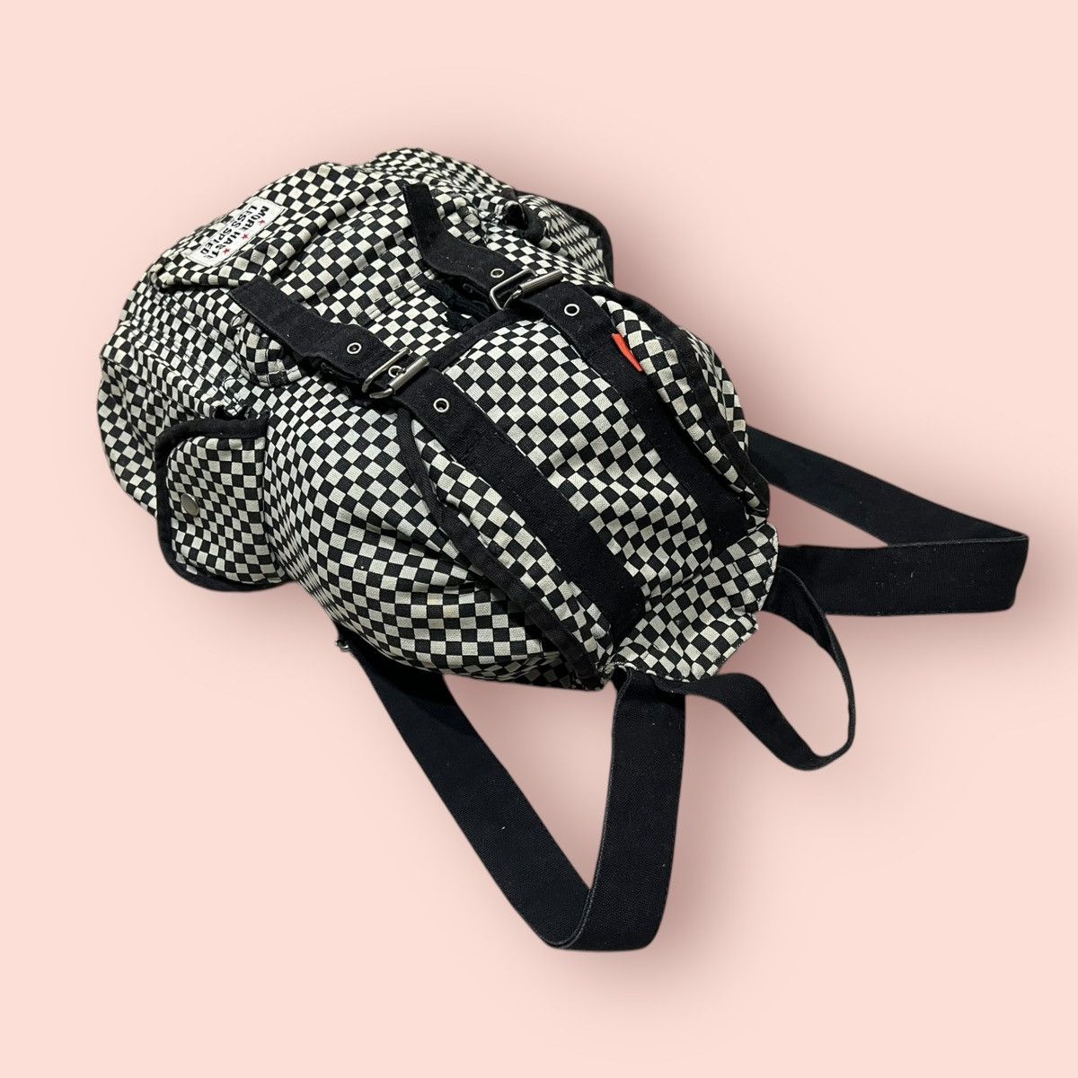 Vintage VINTAGE JAPAN DESIGN CHECKERED CANVAS BACKPACK / RUCKSACK Size ONE SIZE - 22 Thumbnail