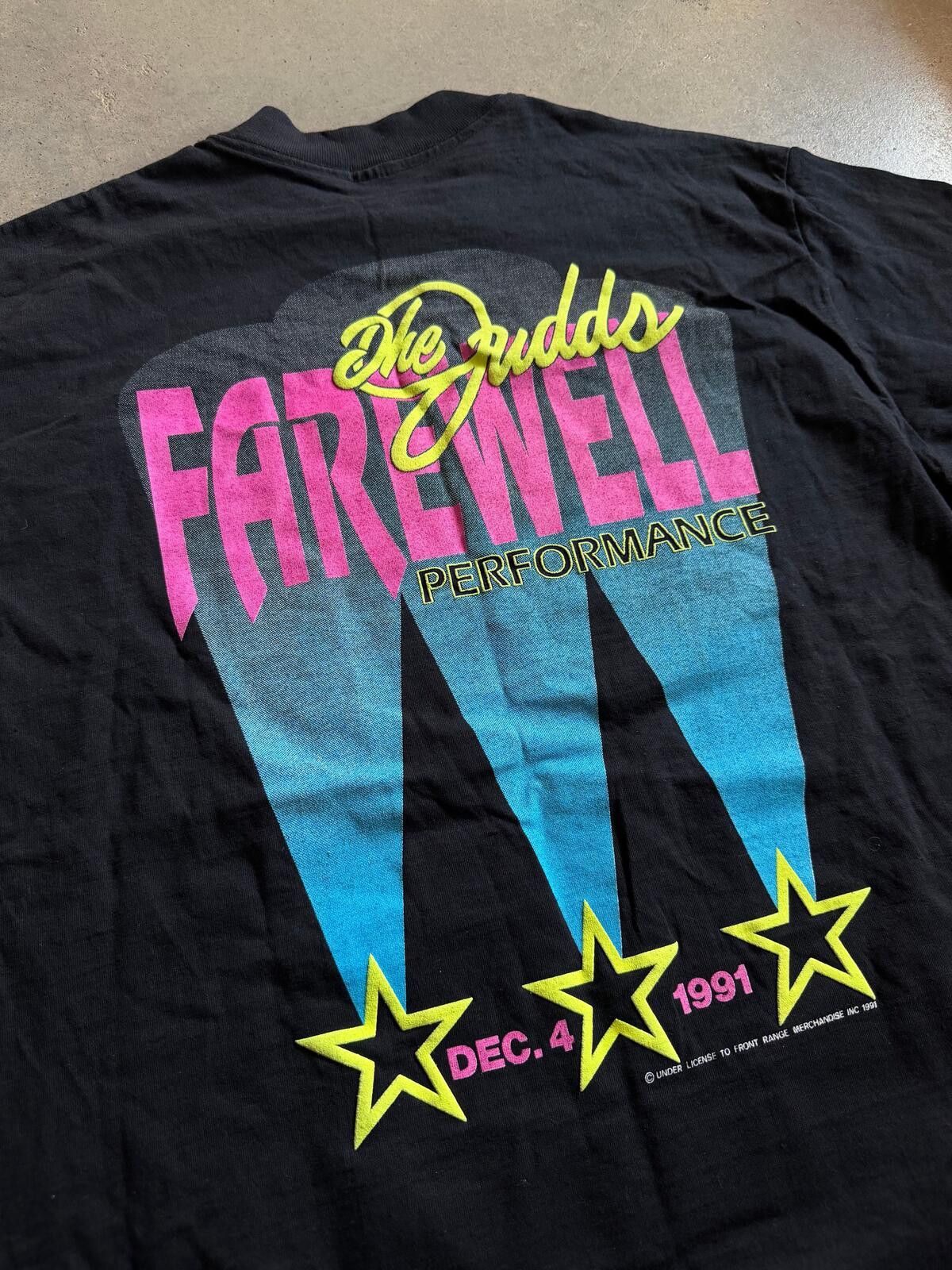 Vintage VTG The Judds Farewell Show Tee Sz L Size US L / EU 52-54 / 3 - 4 Thumbnail