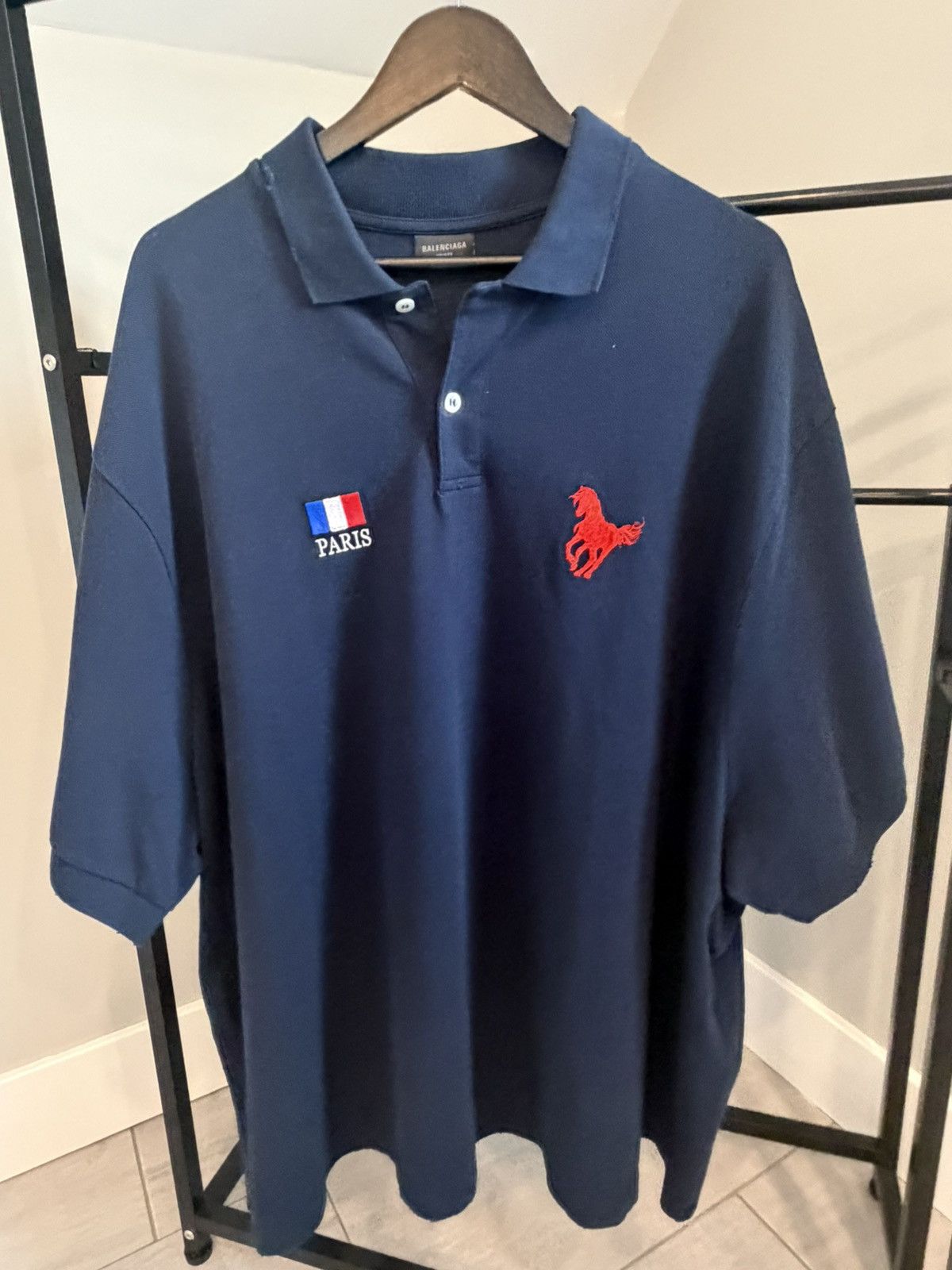 Balenciaga polo collab polo in size 2, brand new!