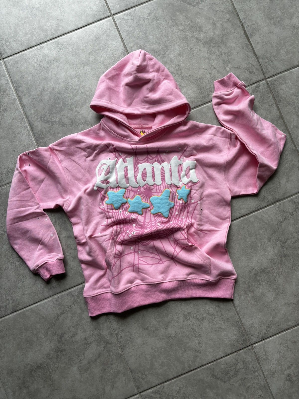 image of Spyder Spider Atl Hoodie in Pink, Men's (Size Small)