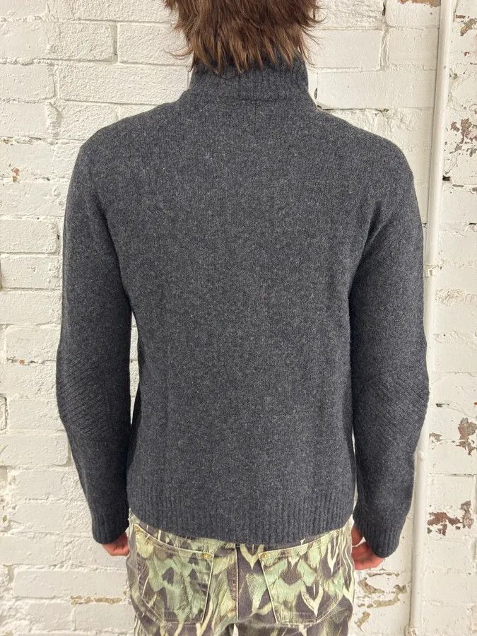 Dolce & Gabbana AW2003 Dolce & Gabbana Wool Asymmetrical Zip-Up Sweater Size US M / EU 48-50 / 2 - 3 Thumbnail