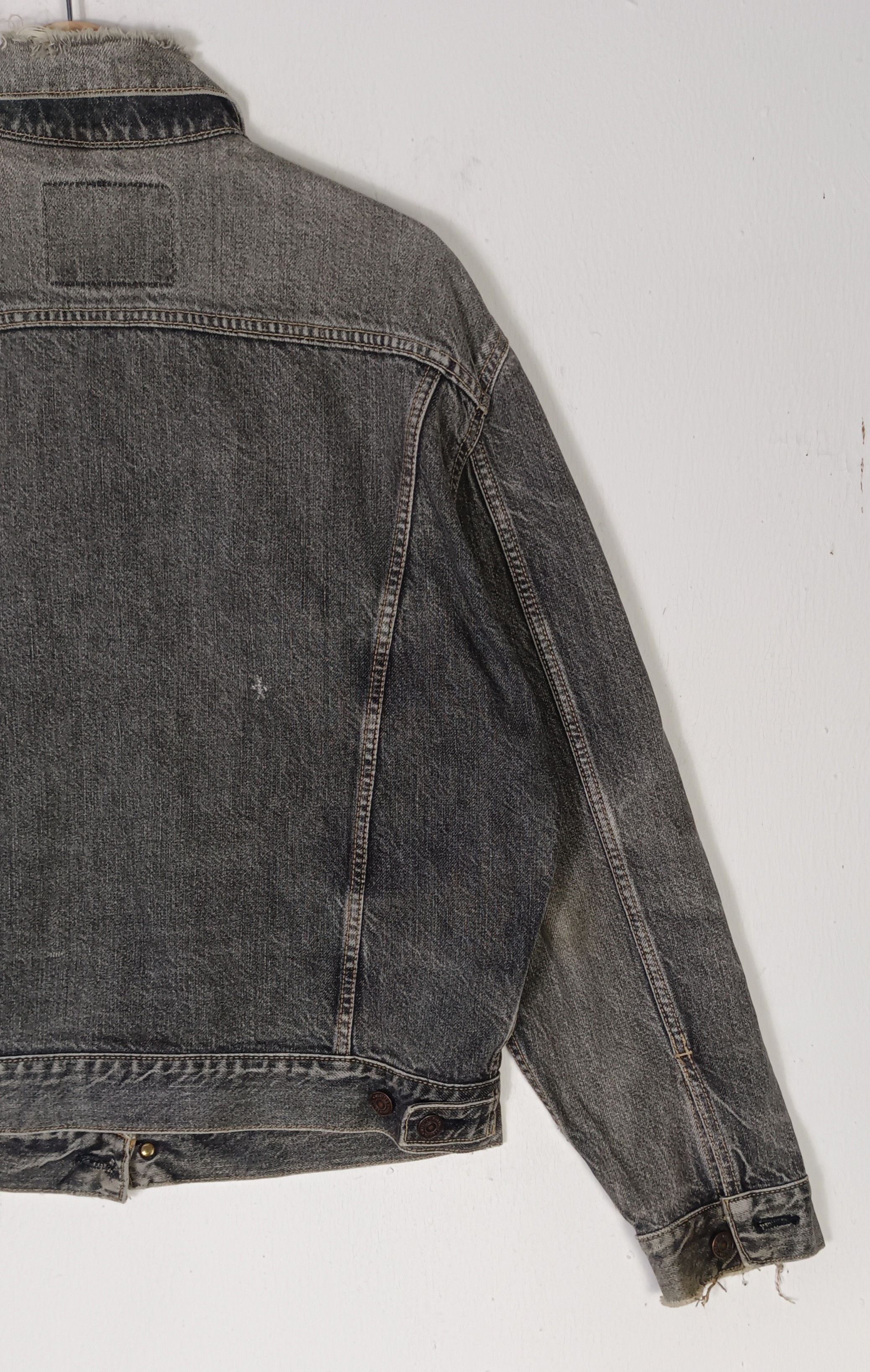 Edwin Edwin Us Classic Style A-01J Distressed Denim Jacket Size US L / EU 52-54 / 3 - 14 Thumbnail
