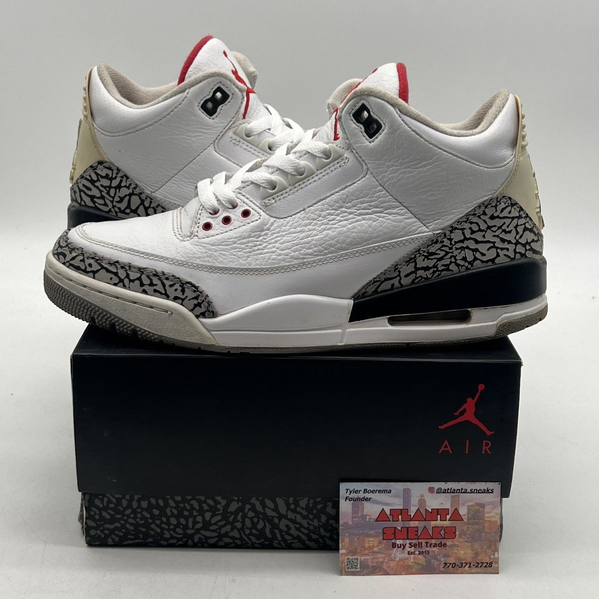 Jordan Brand Air Jordan 3 white cement Size US 9 / EU 42 - 1 Thumbnail