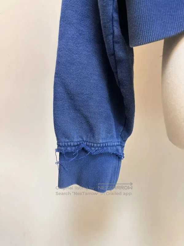Miu Miu Miu Miu Blue Cotton Long Sleeve Cropped Sweatshirt . Size XS / US 0-2 / IT 36-38 - 2 Thumbnail