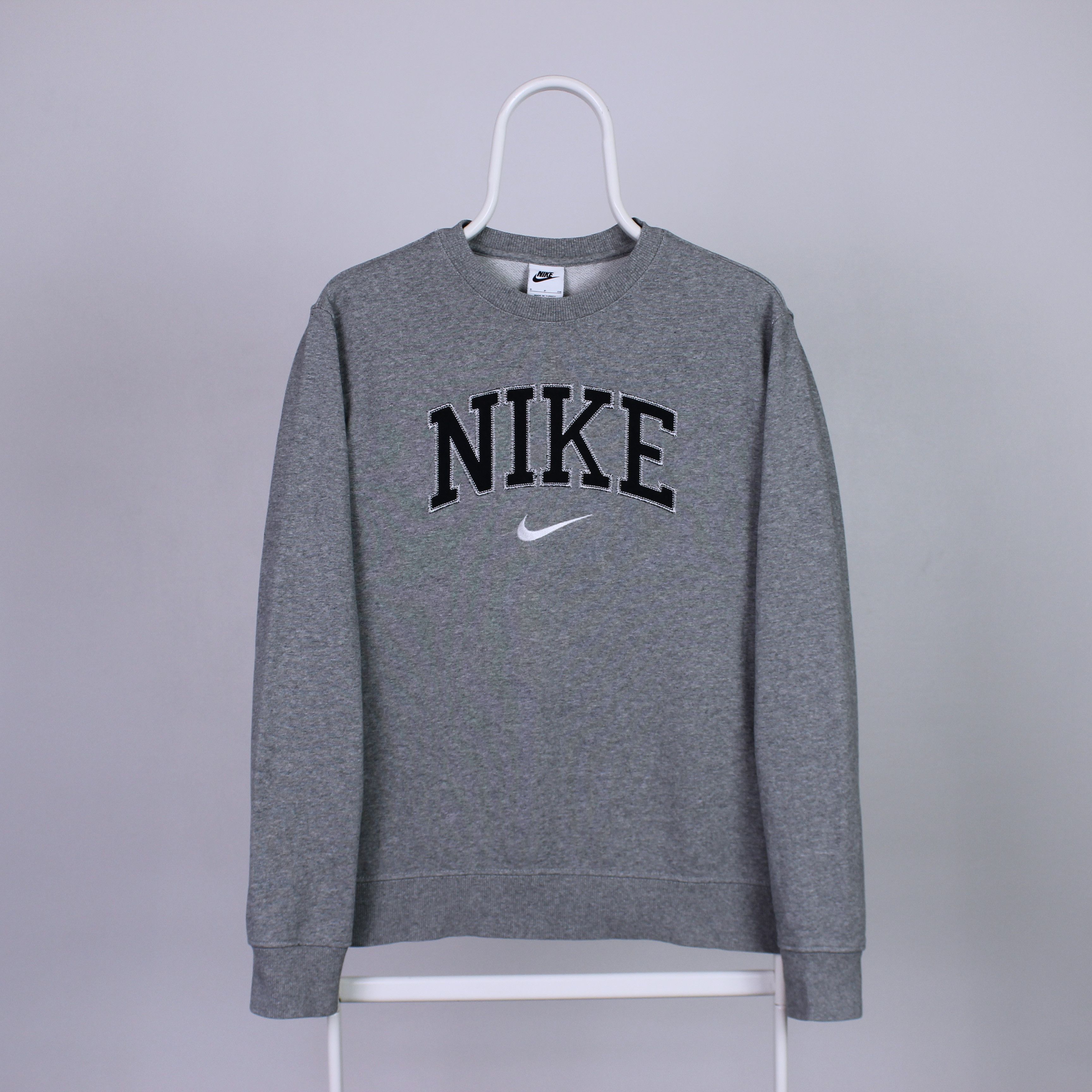 Nike Nike sweatshirt centr logo S cotton gray Size US S / EU 44-46 / 1 - 10 Thumbnail