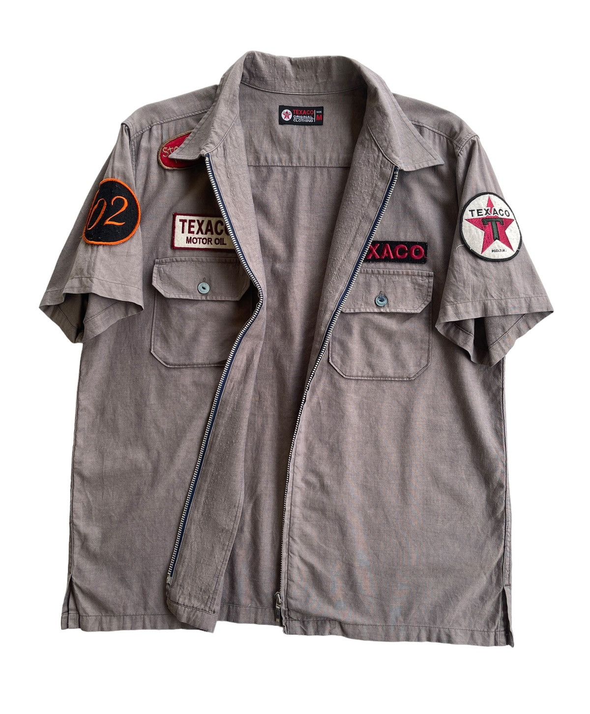 Vintage Vintage Texaco Zipper Workshirt Size US M / EU 48-50 / 2 - 2 Thumbnail