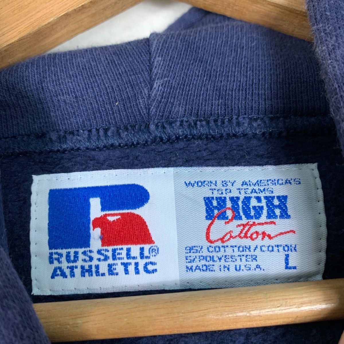 Russell Athletic RUSSELL ATHLETIC Pullover Hoodies Jumper #0780-C35 Size US L / EU 52-54 / 3 - 13 Thumbnail