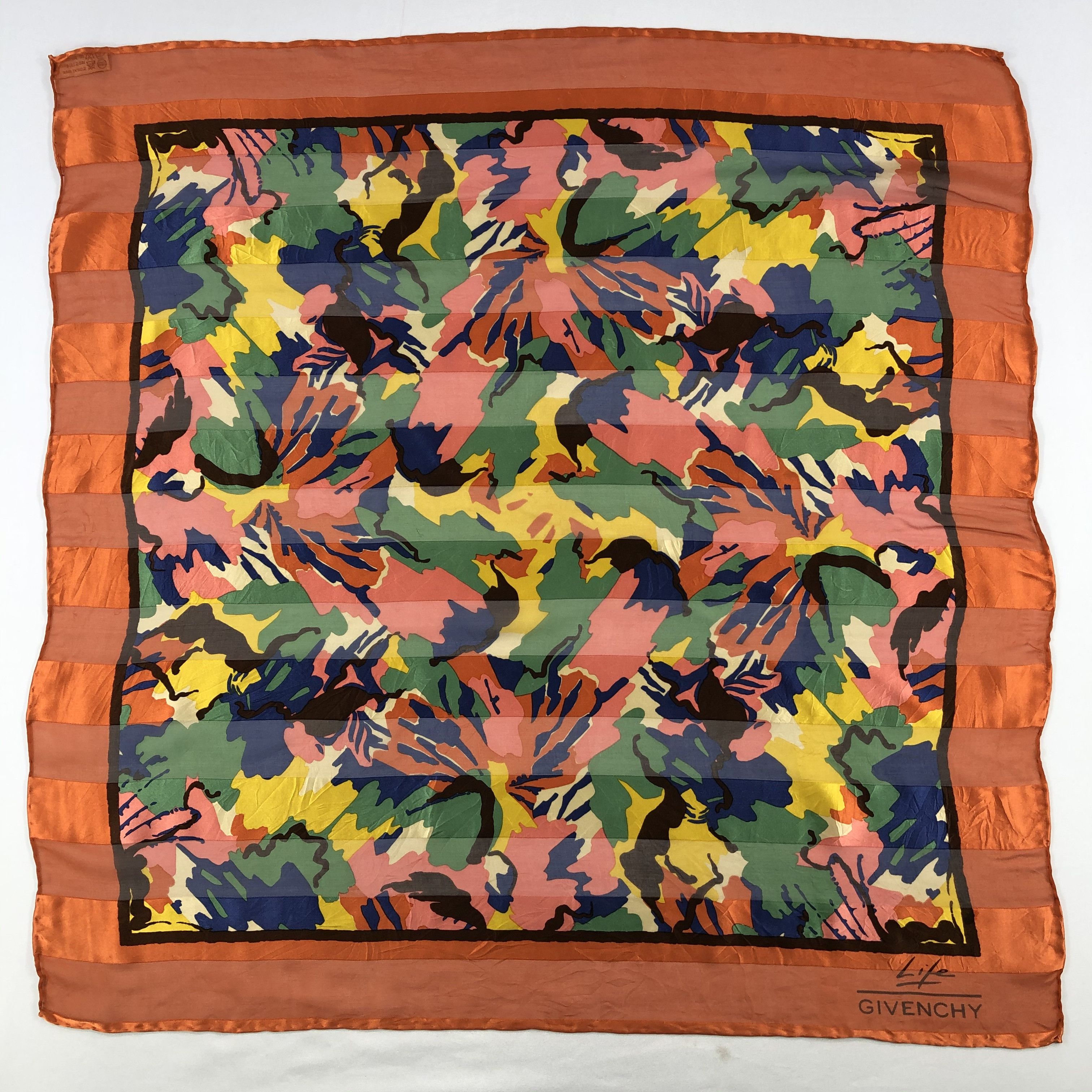 Vintage Vintage Givenchy Silk Scarf Size ONE SIZE - 2 Thumbnail
