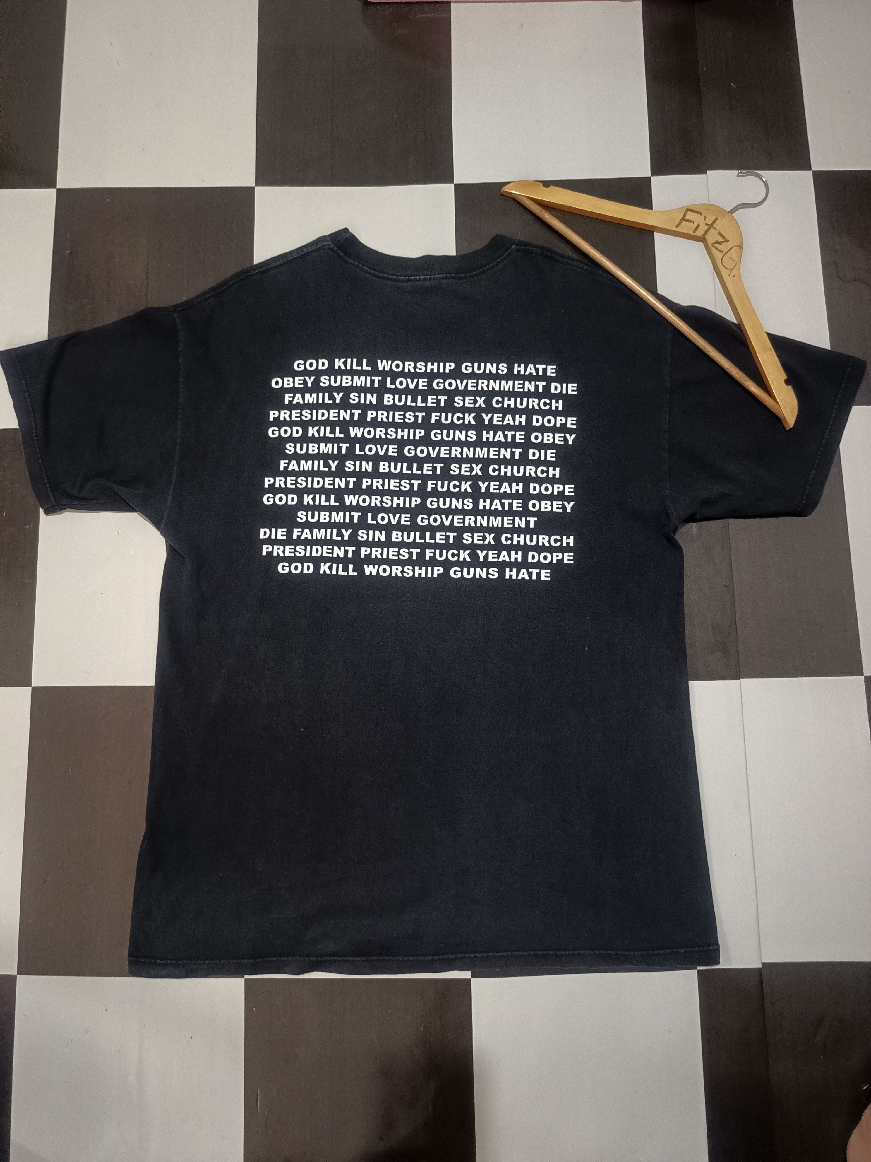Marilyn Manson × Vintage Vintage Marilyn Manson Size US XL / EU 56 / 4 - 2 Thumbnail