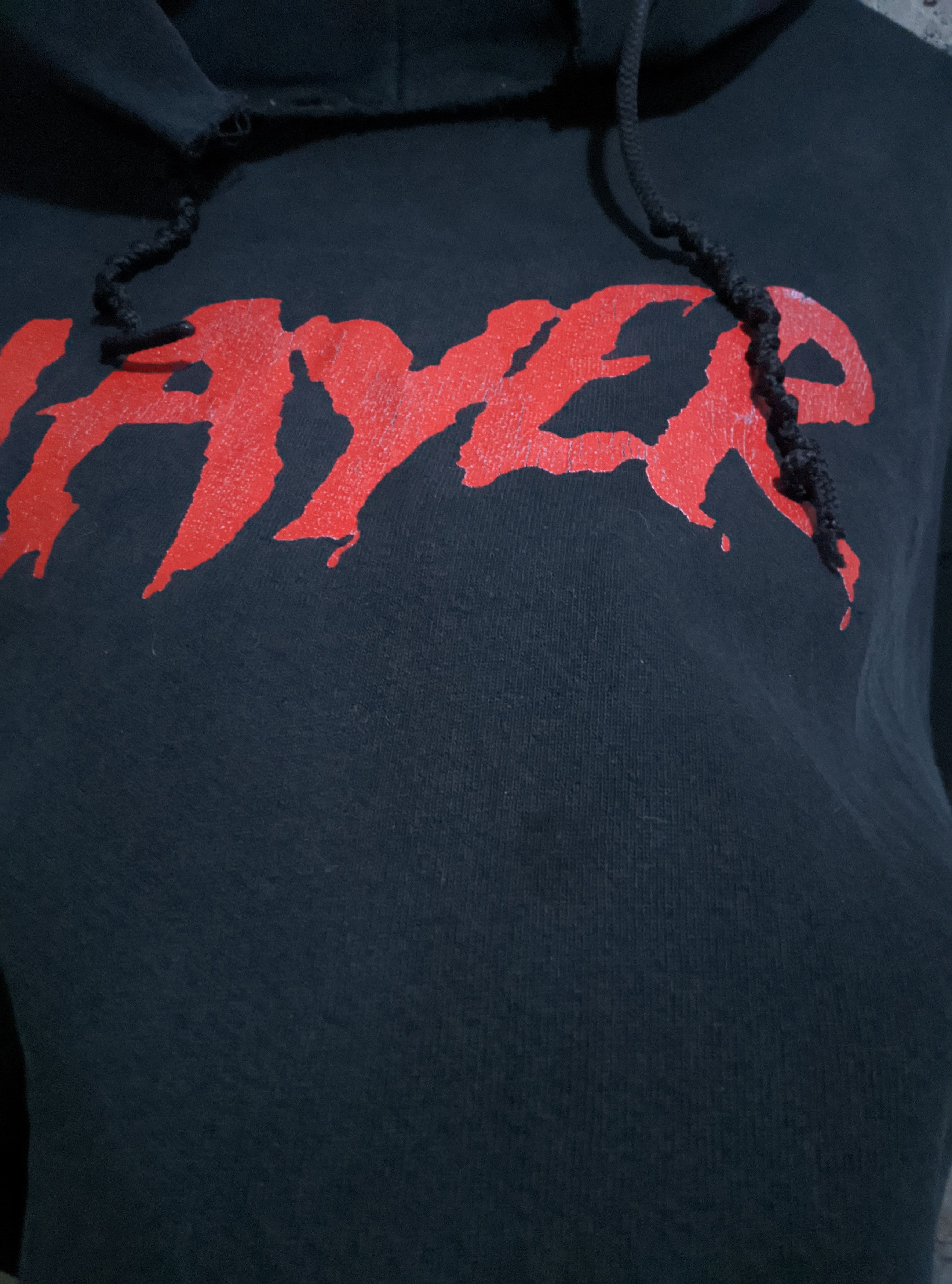 Band Tees Vintage 1999 Slayer thrashmetal distressed faded Size US XL / EU 56 / 4 - 8 Thumbnail
