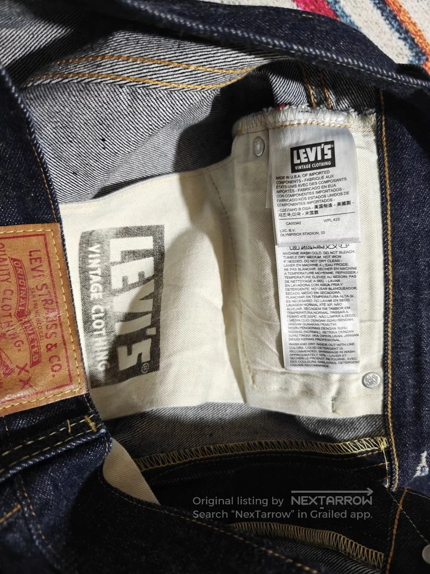 LVC Levi's LVC 501Z XX 1954 Jeans. Size US 32 / EU 48 - 7 Thumbnail