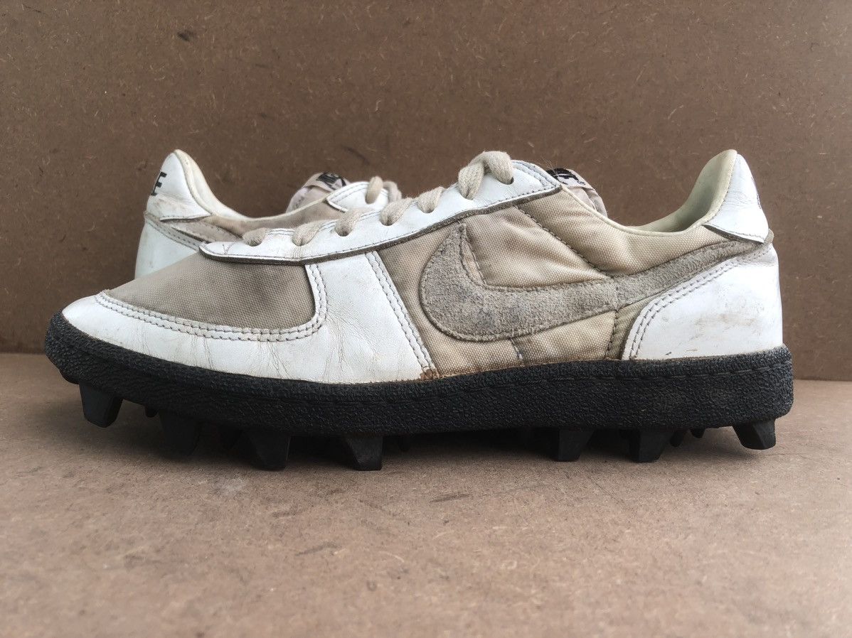 Nike × Vintage Vtg 1983 Nike White Leather Sneakers Size 9.5 Made In Korea Size US 9.5 / IT 39.5 - 6 Thumbnail