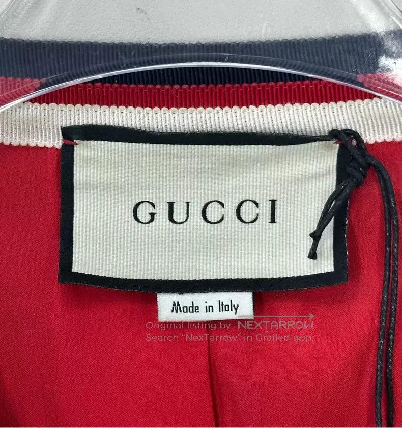 Gucci Gucci Red full-print logo suit jacket Size L / US 10 / IT 46 - 3 Thumbnail