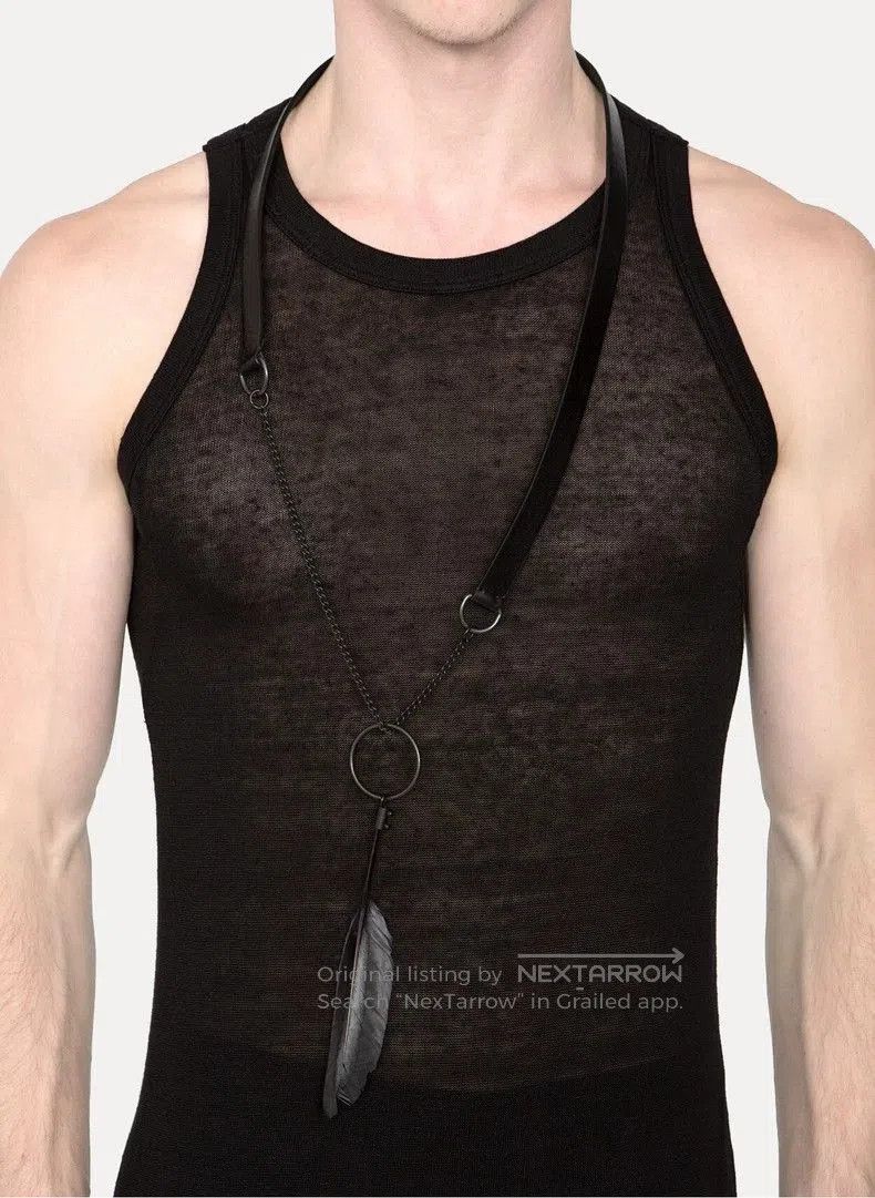 Ann Demeulemeester Ann Demeulemeester Feather Necklace. Size ONE SIZE - 4 Thumbnail
