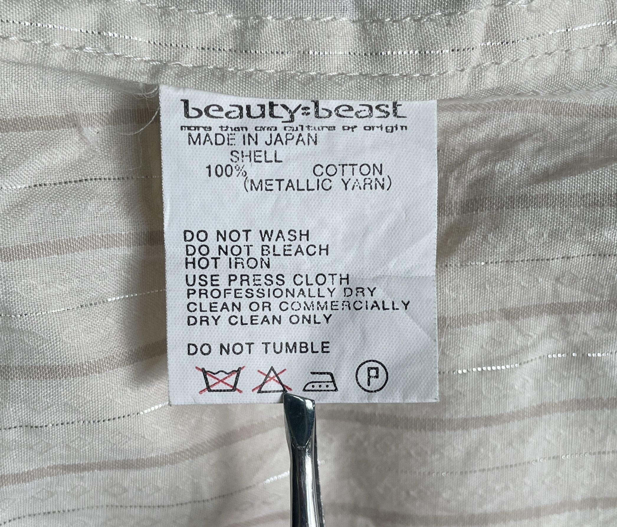Beauty Beast Beauty Beast Stripped Shirt Size US M / EU 48-50 / 2 - 5 Thumbnail